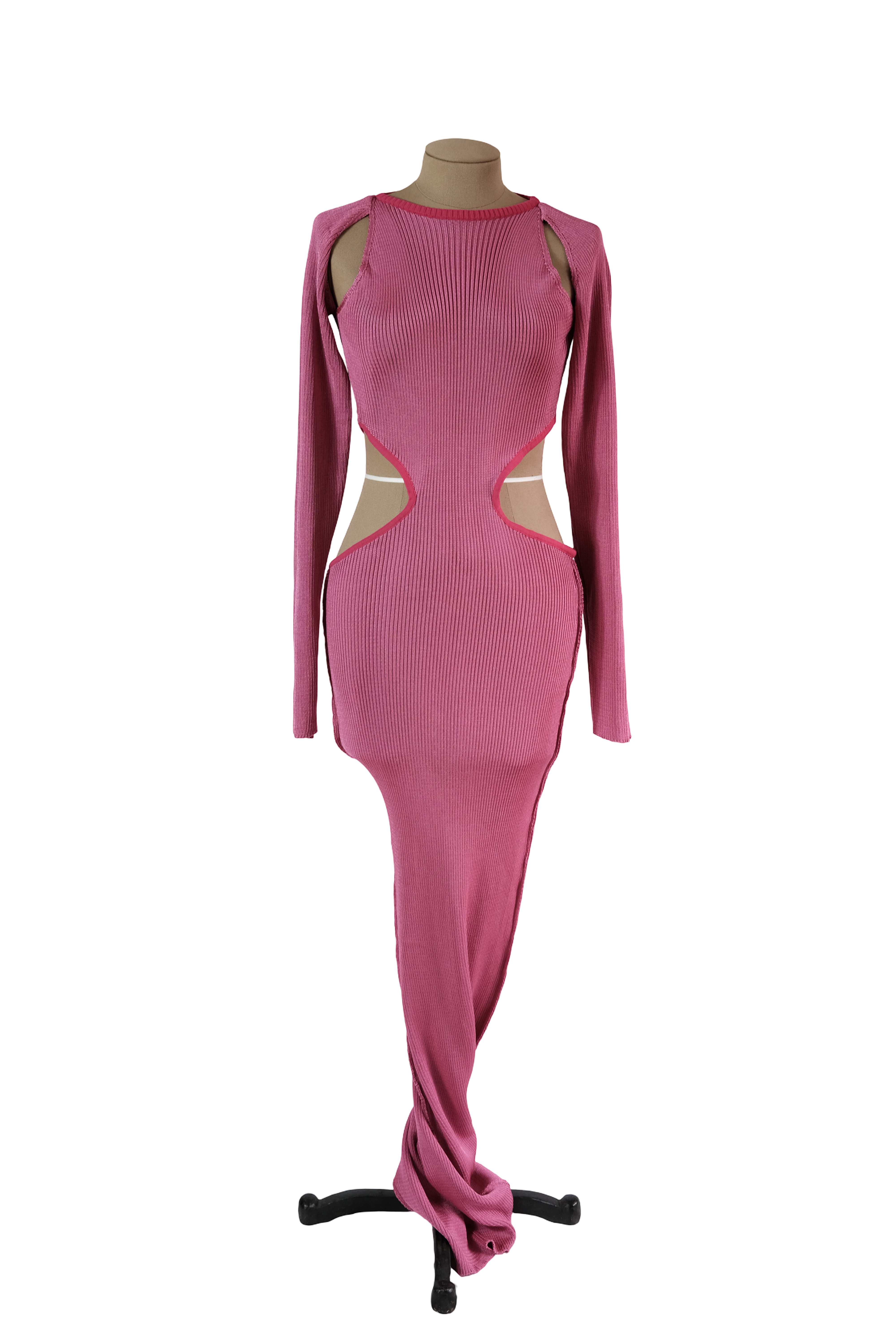 Vestido Fucsia Tejido BaoBab