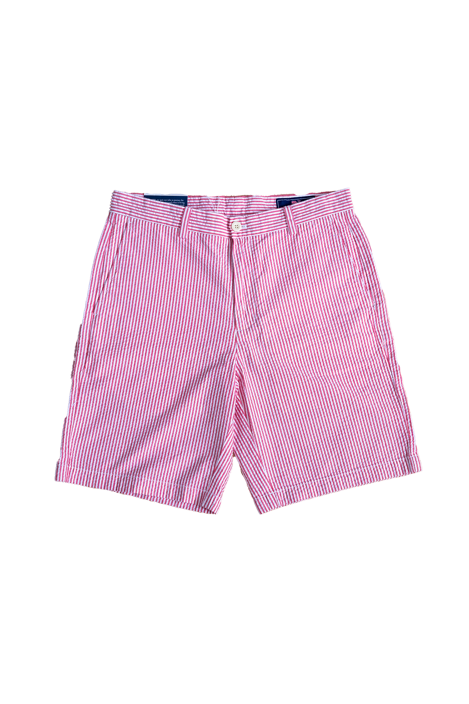 Bermuda Rayas Rojo Blanco