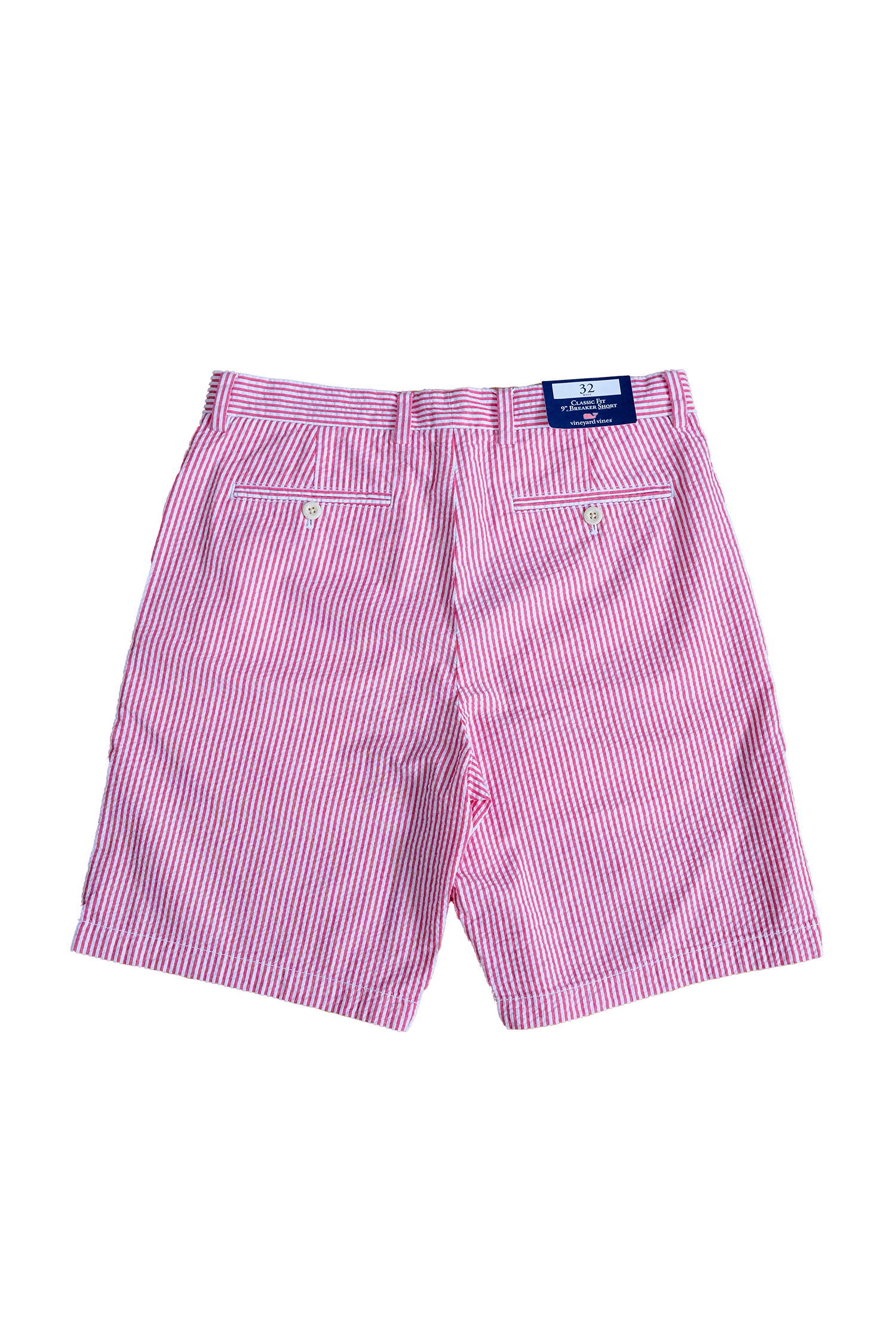 Bermuda Rayas Rojo Blanco