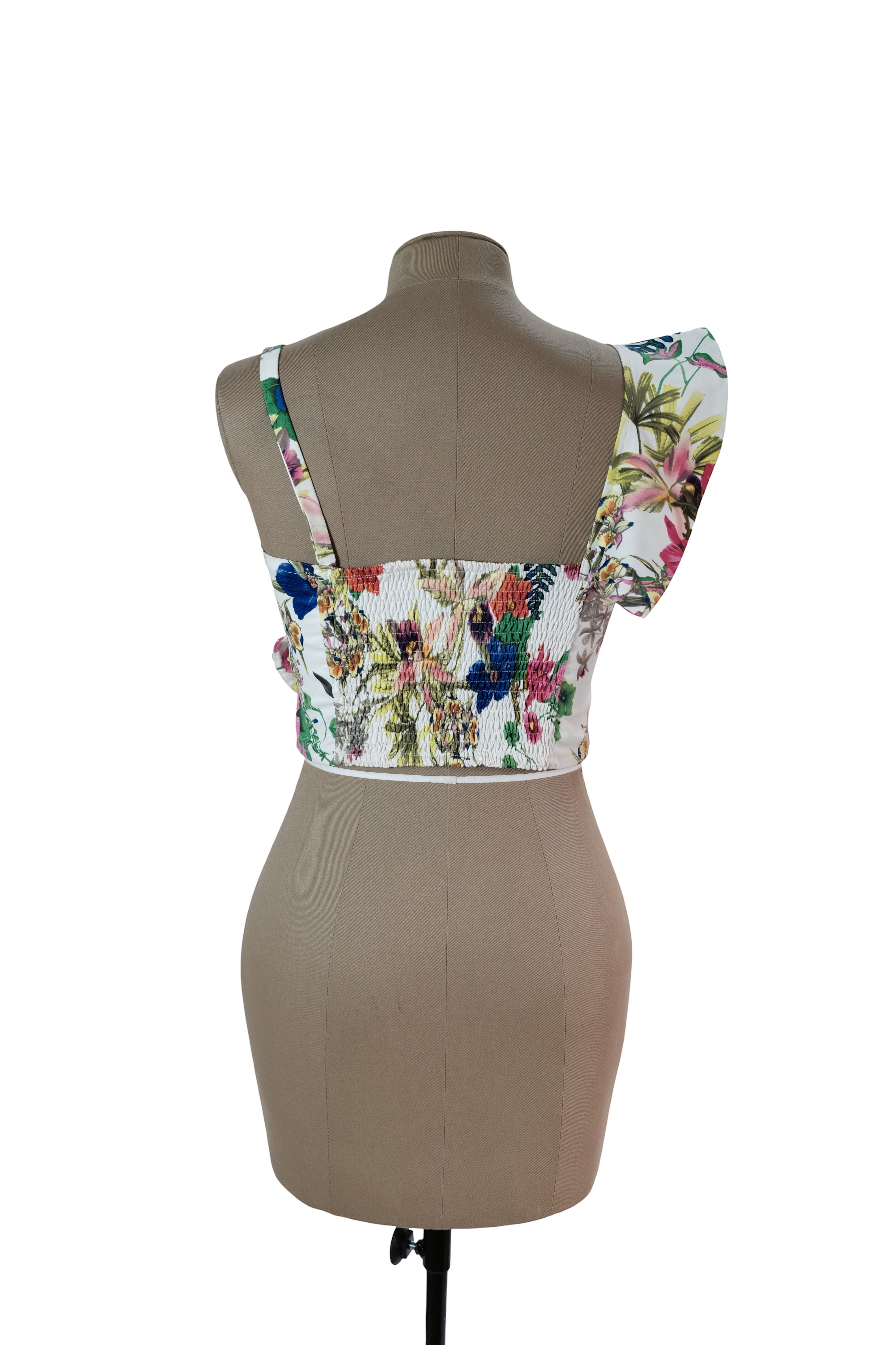 Top Blanco Estampado Floral