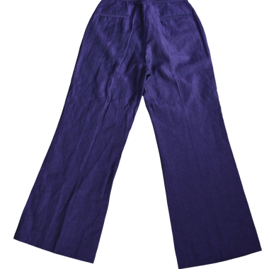 Jean Bota Ancha Liso Azúl Oscuro