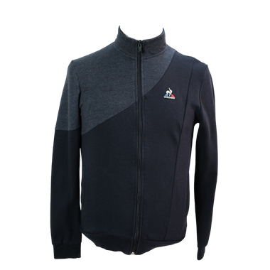 Chaqueta Azul Franja Gris Cremallera