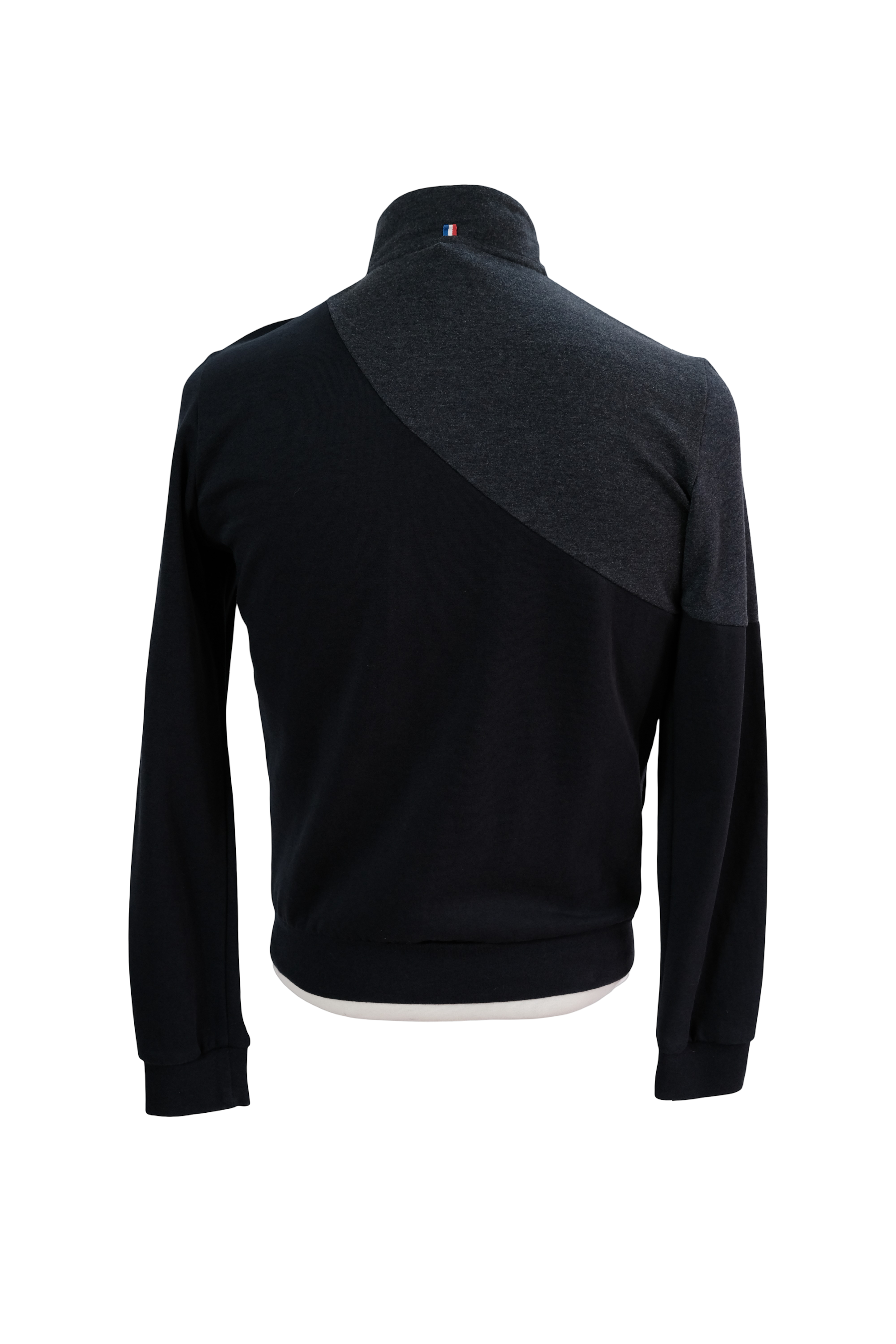 Chaqueta Azul Franja Gris Cremallera