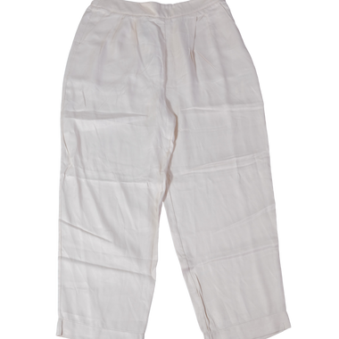 Pantalón Seda Beige Zara