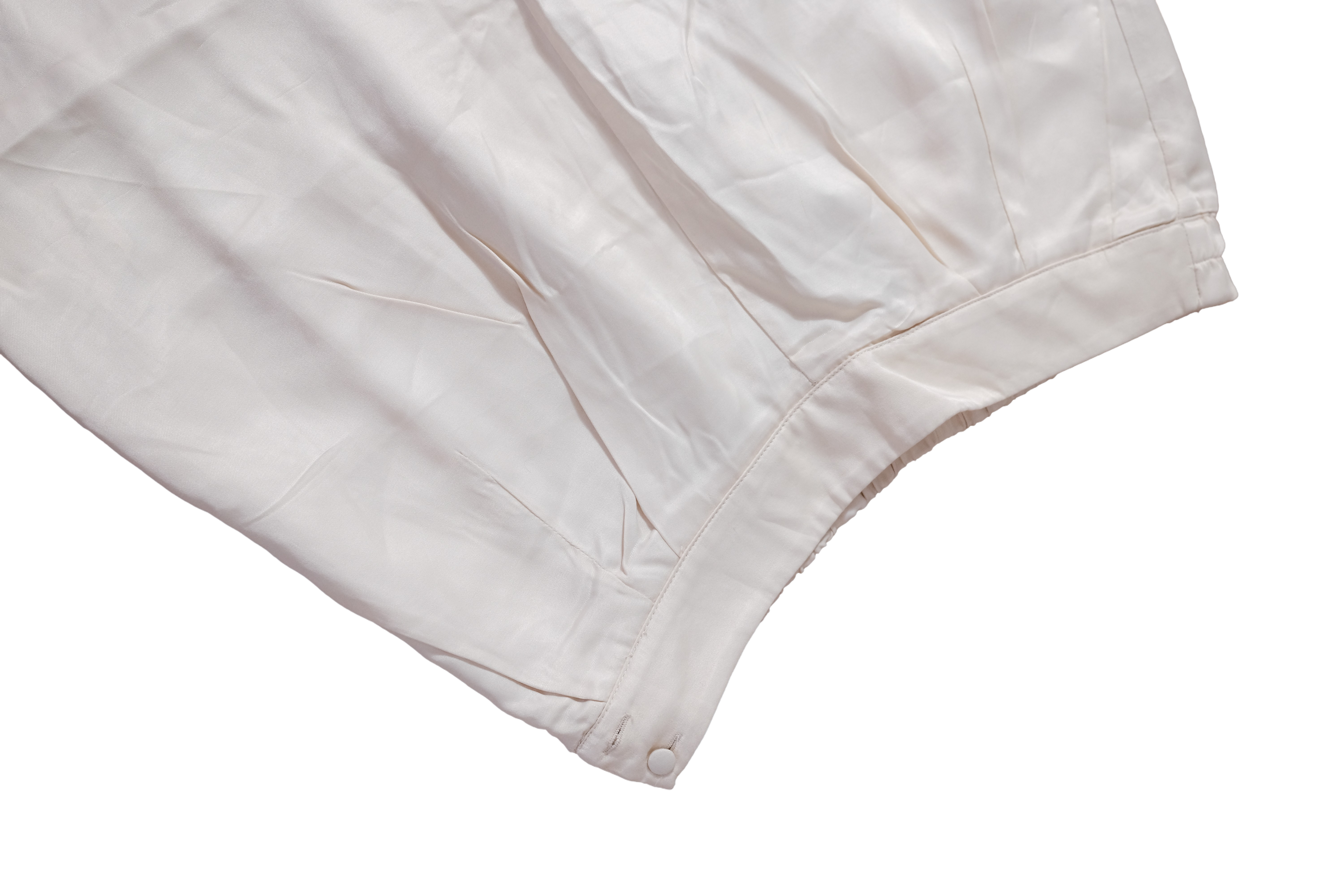 Pantalón Seda Beige Zara
