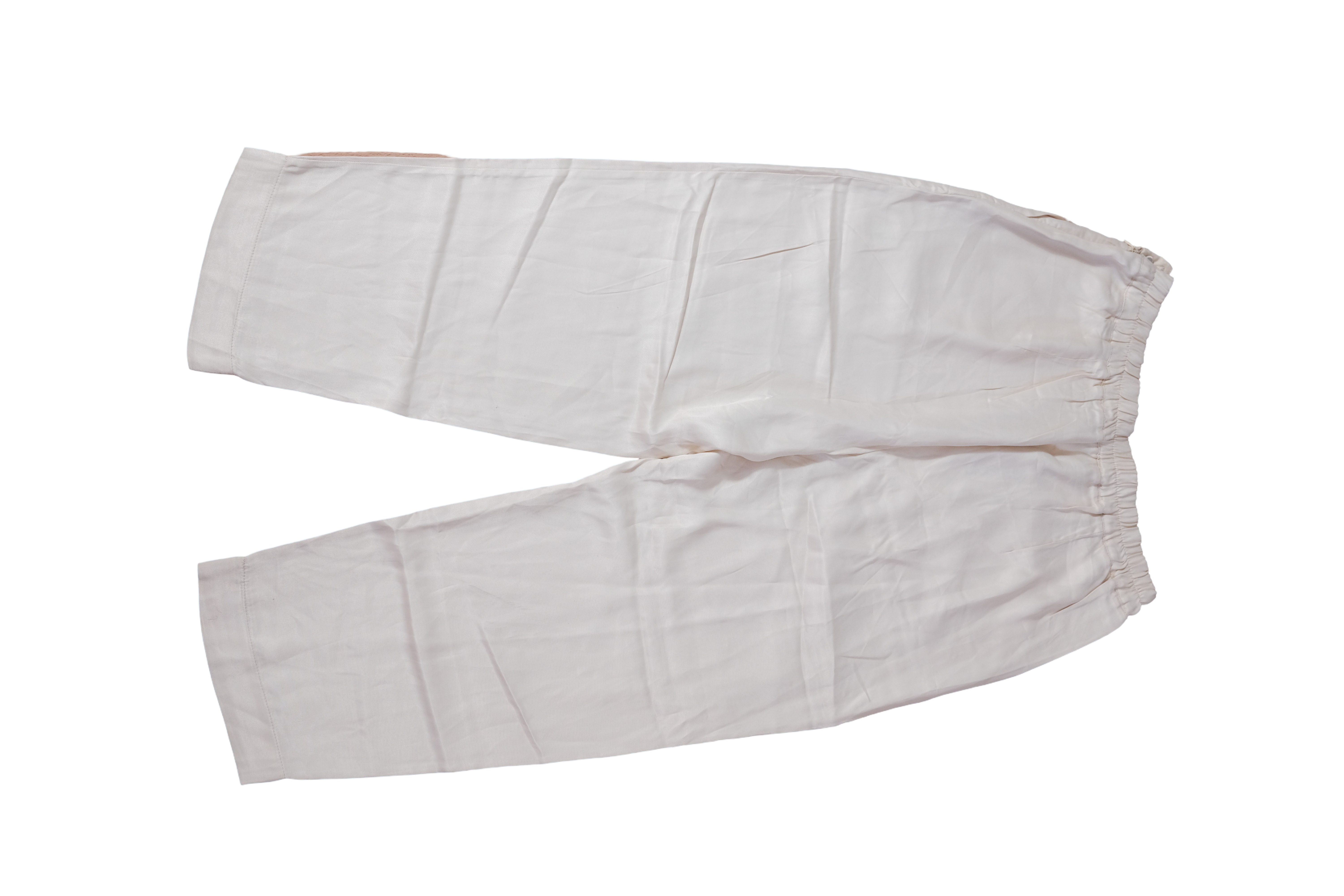 Pantalón Seda Beige Zara