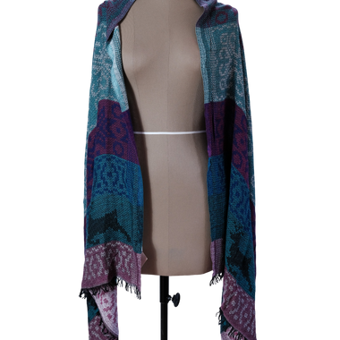 Pashmina Azúl Morado
