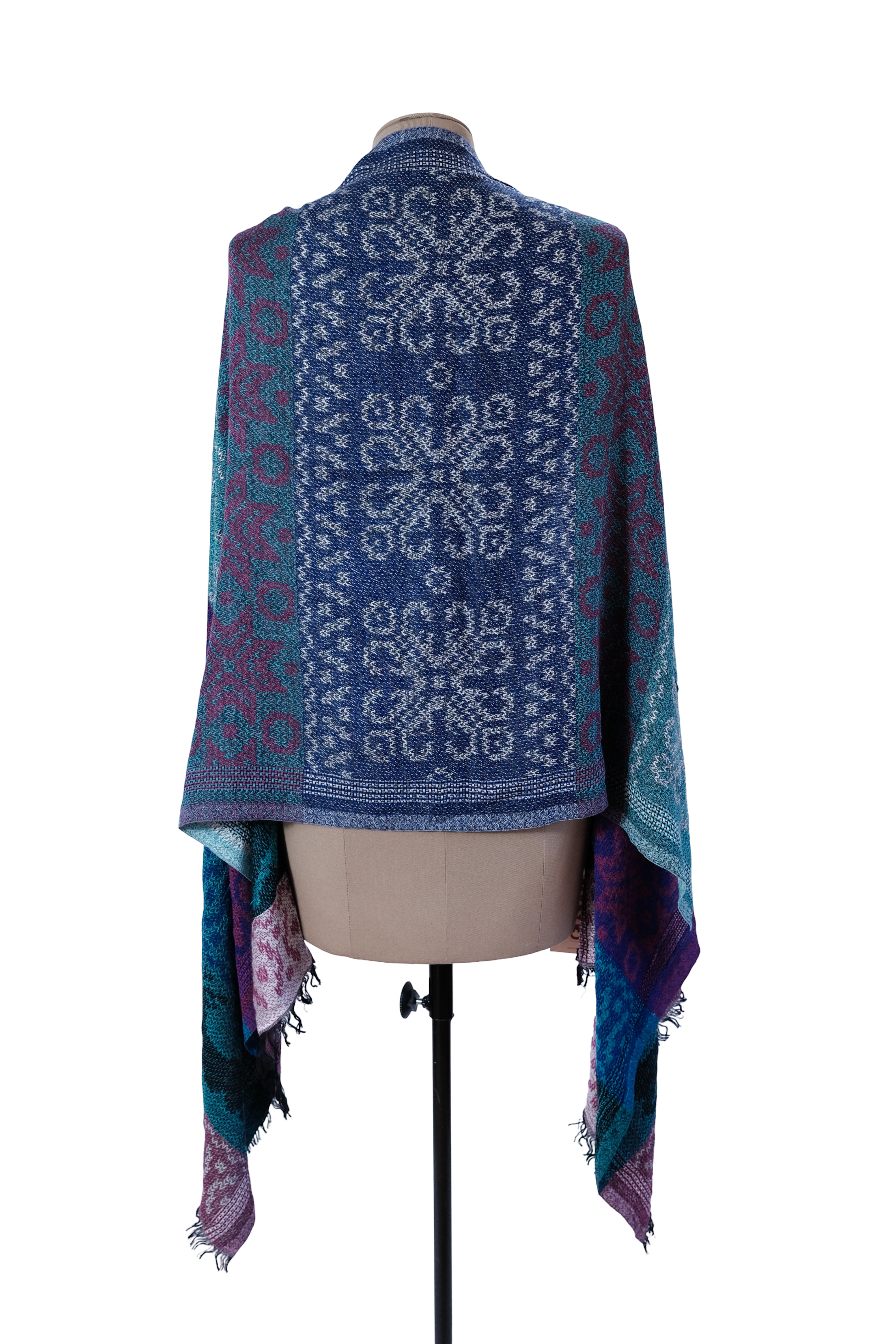 Pashmina Azúl Morado