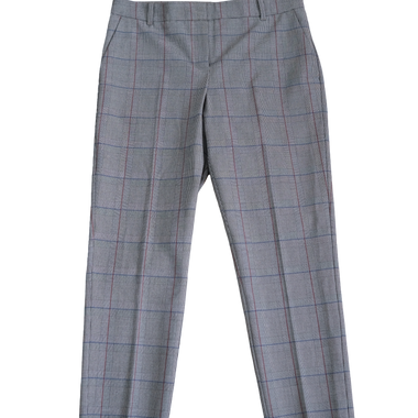 Pantalón Formal Cuadros Gris