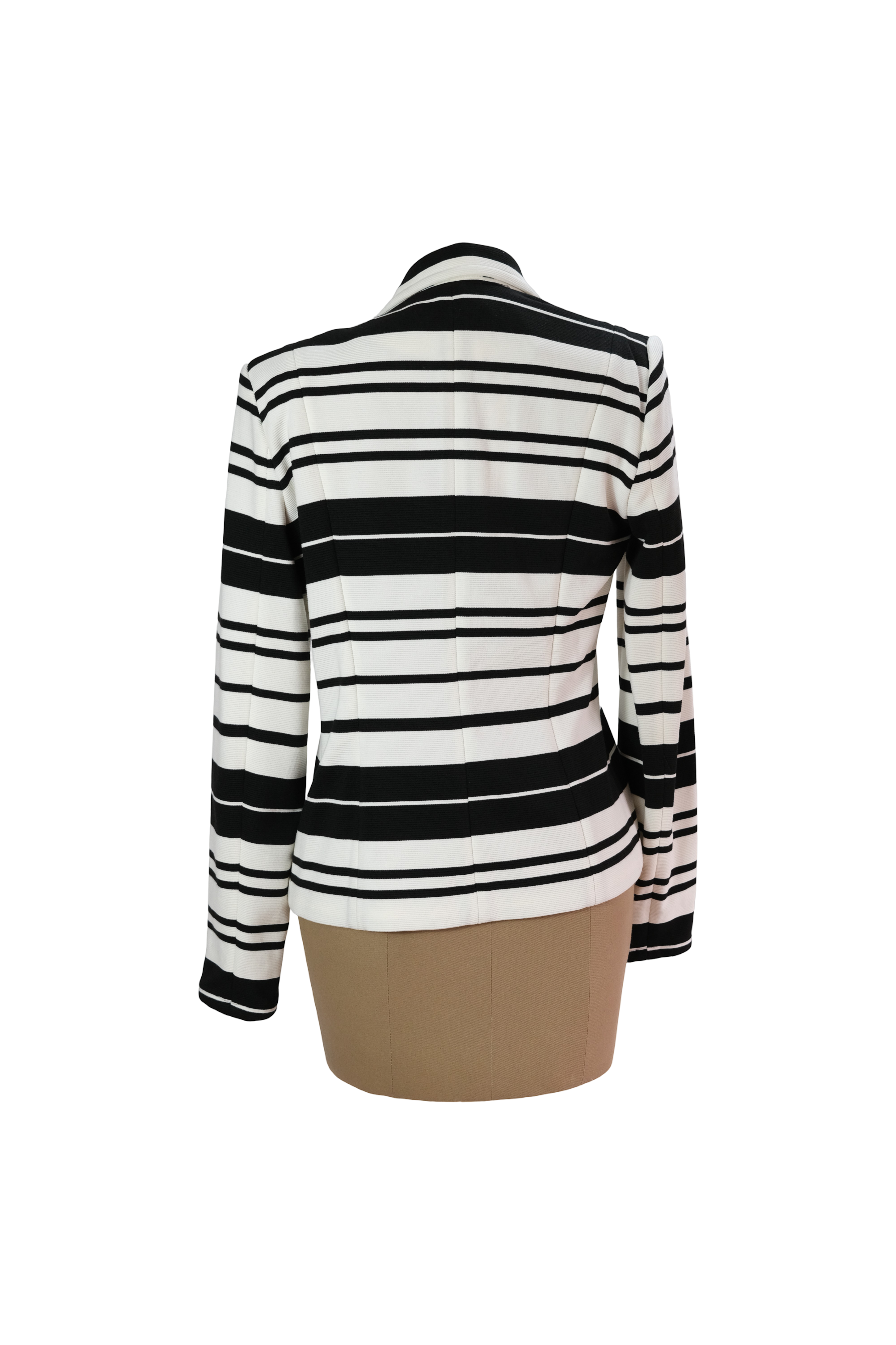 Blazer Blanco Negro Lineas