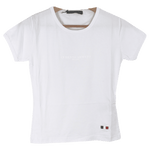 Camiseta Blanca Estampado Talla S - L