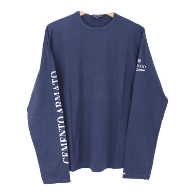 Camiseta Azul Manga Larga Talla M - XL