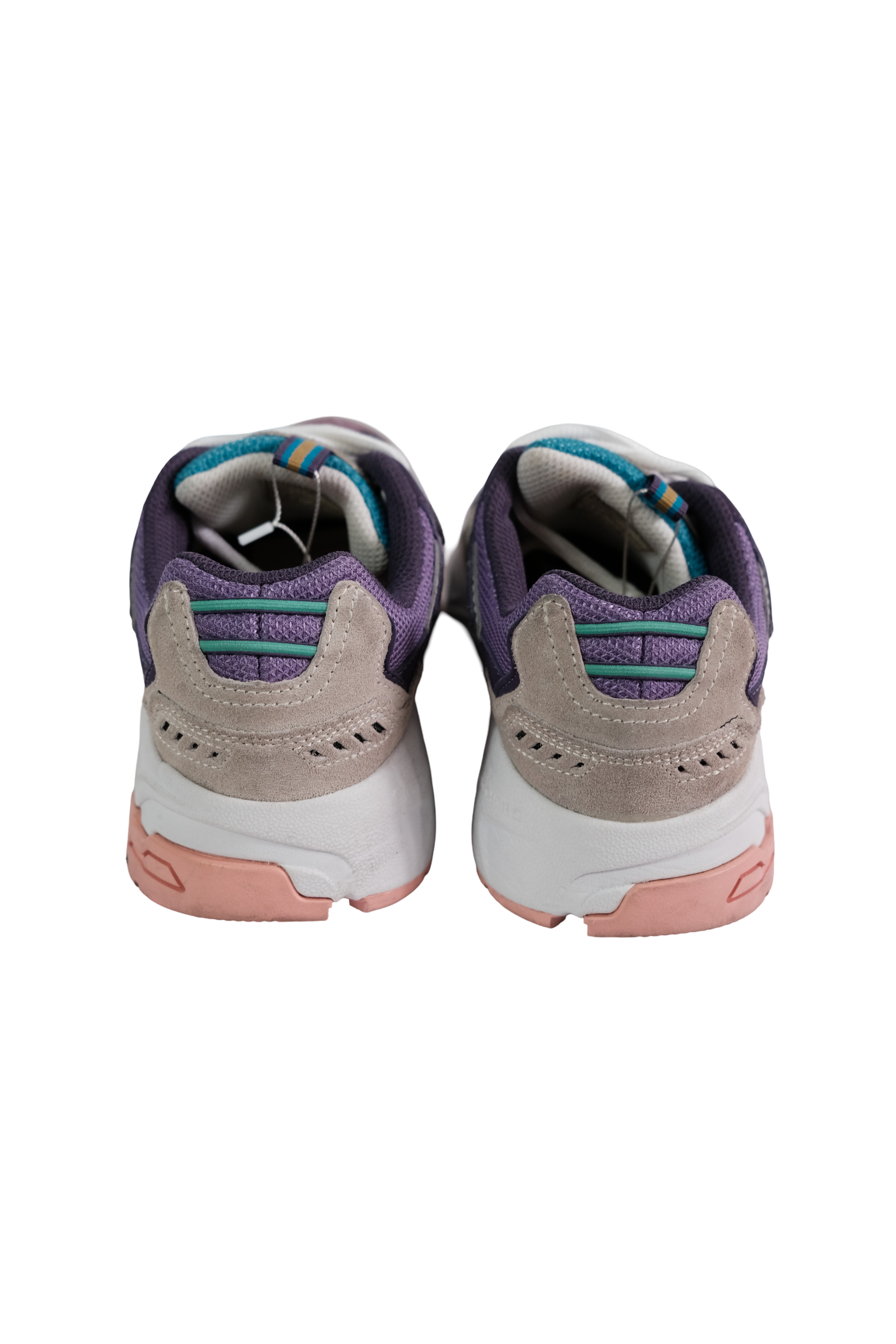 Tenis Multicolor Gris Suela Rosada