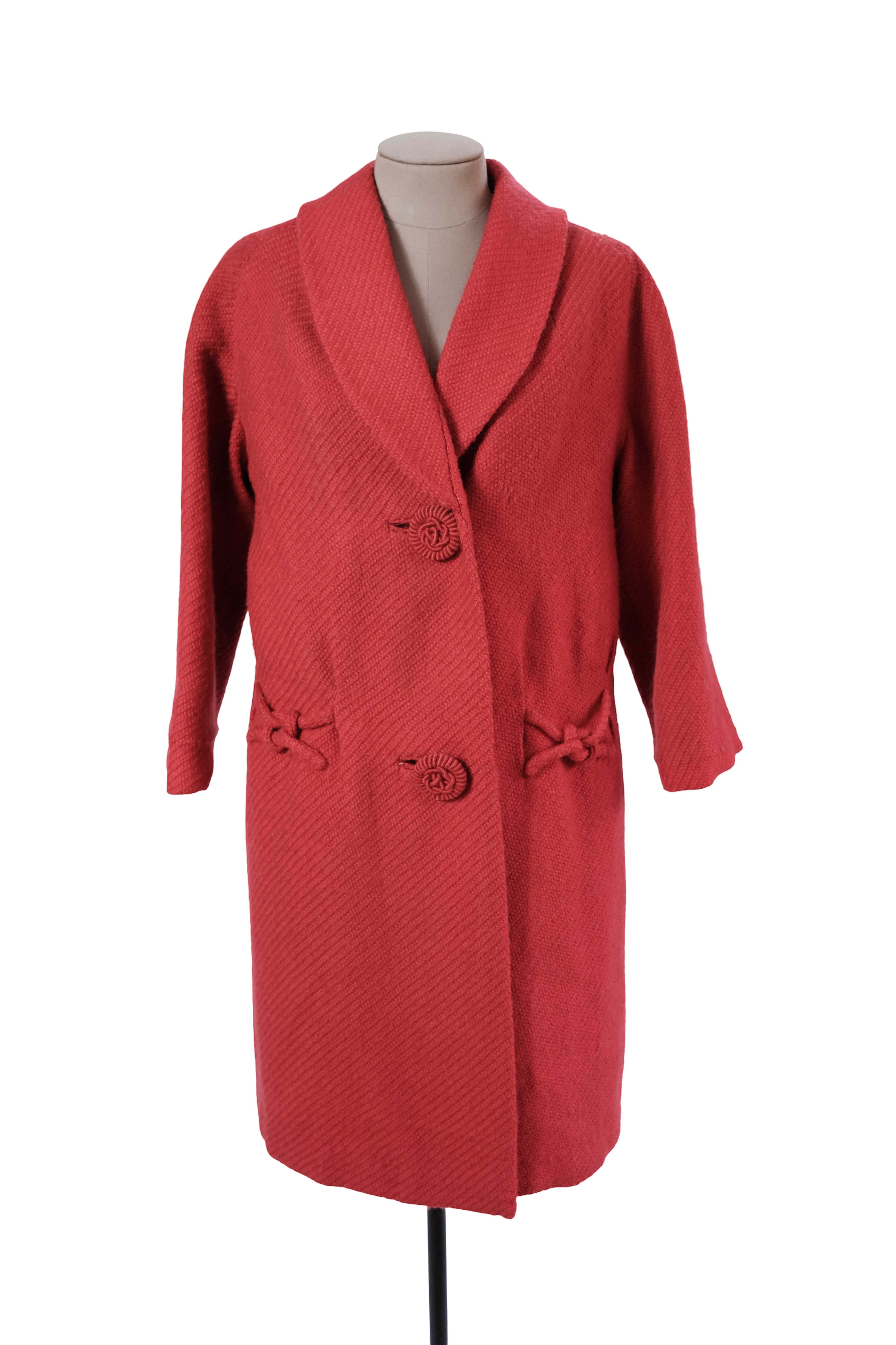 Abrigo Largo Rojo