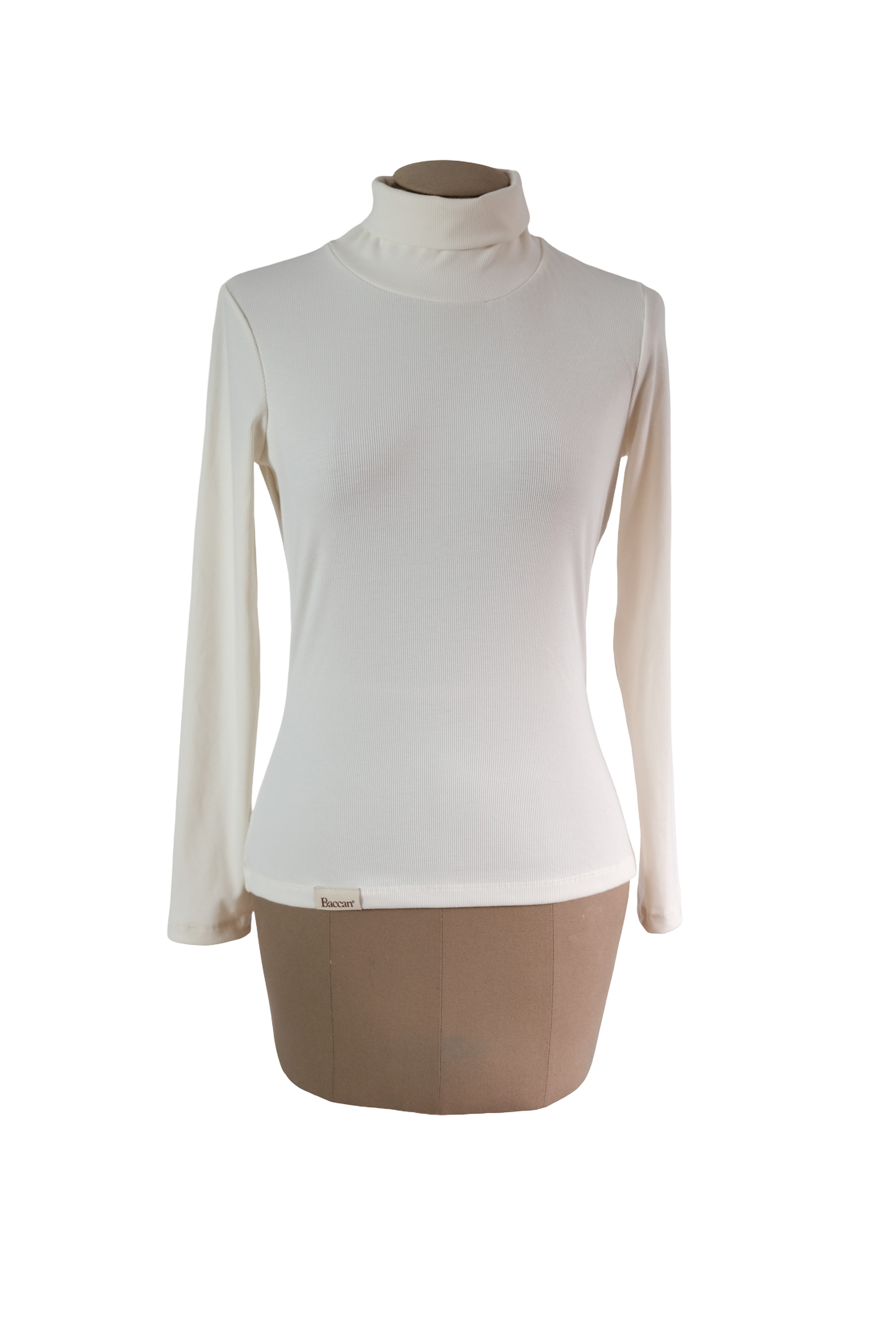 Blusa Cuello Tortuga Beige