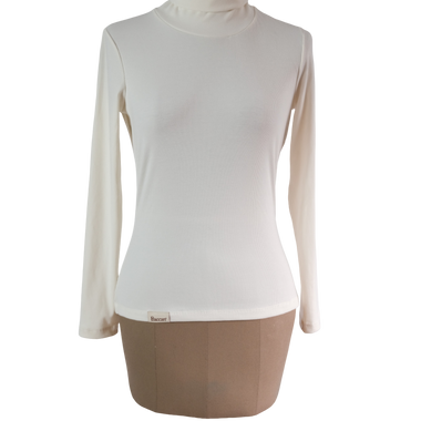Blusa Cuello Tortuga Beige