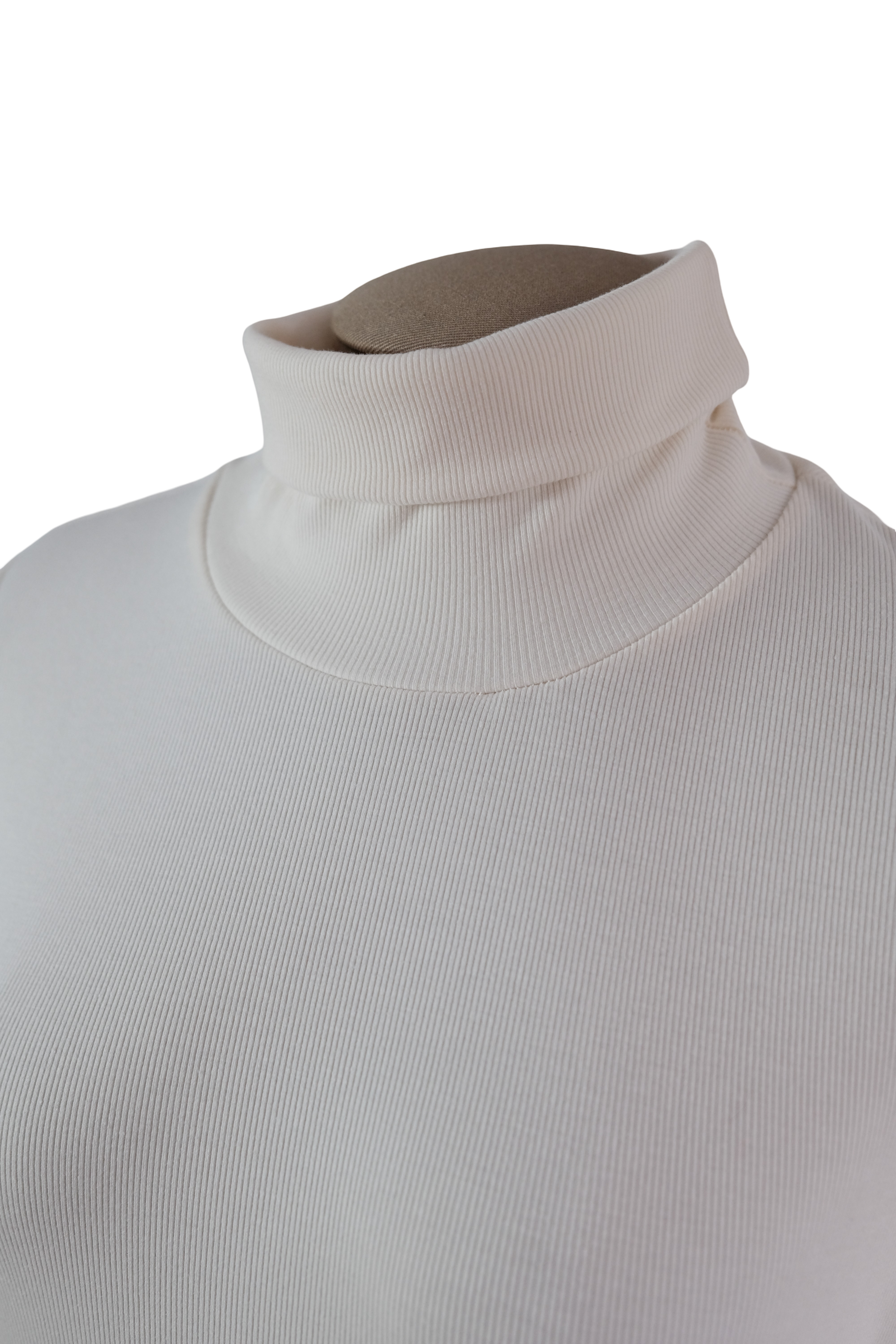 Blusa Cuello Tortuga Beige