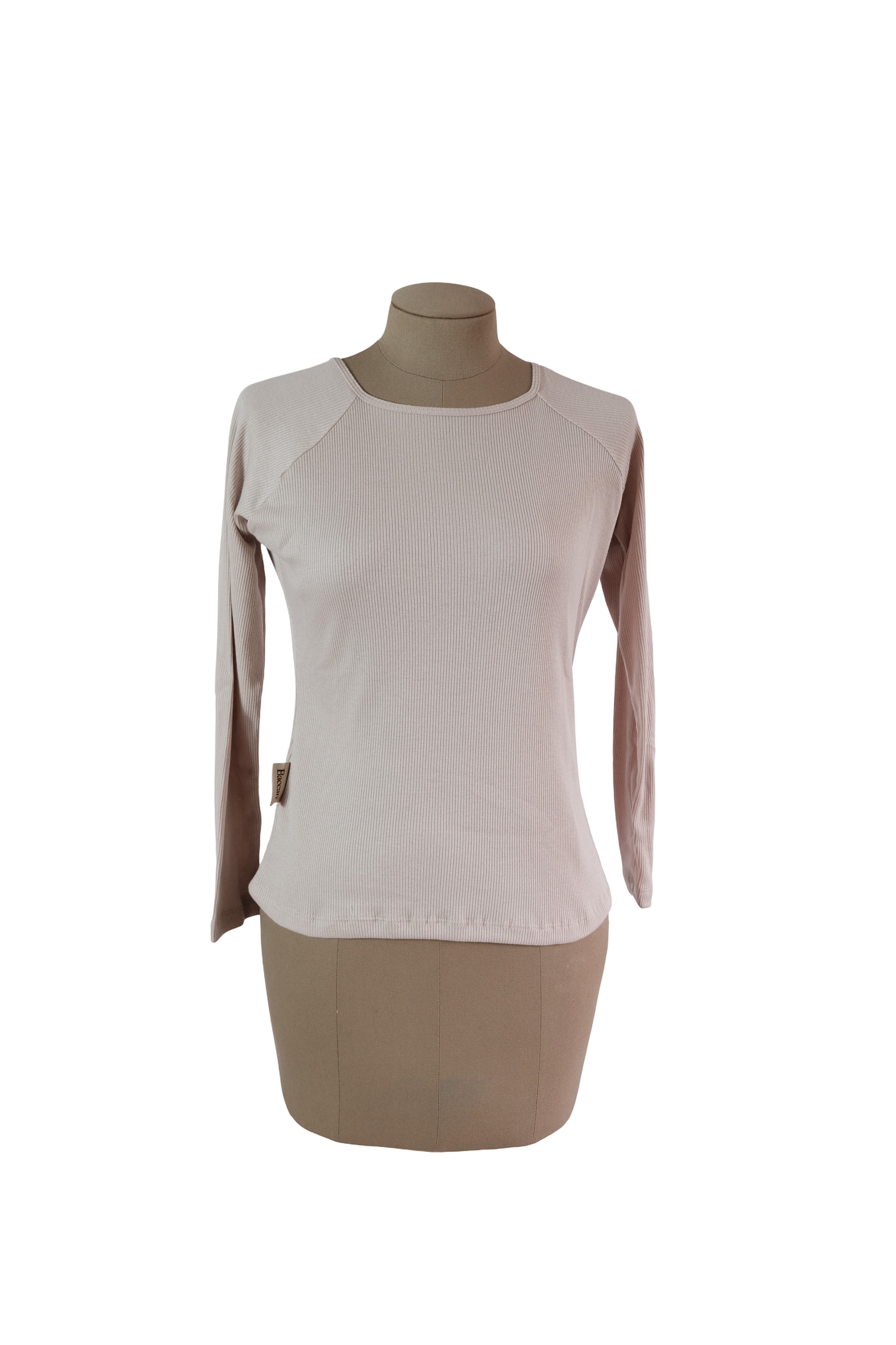 Blusa Cuello Bandeja Arena