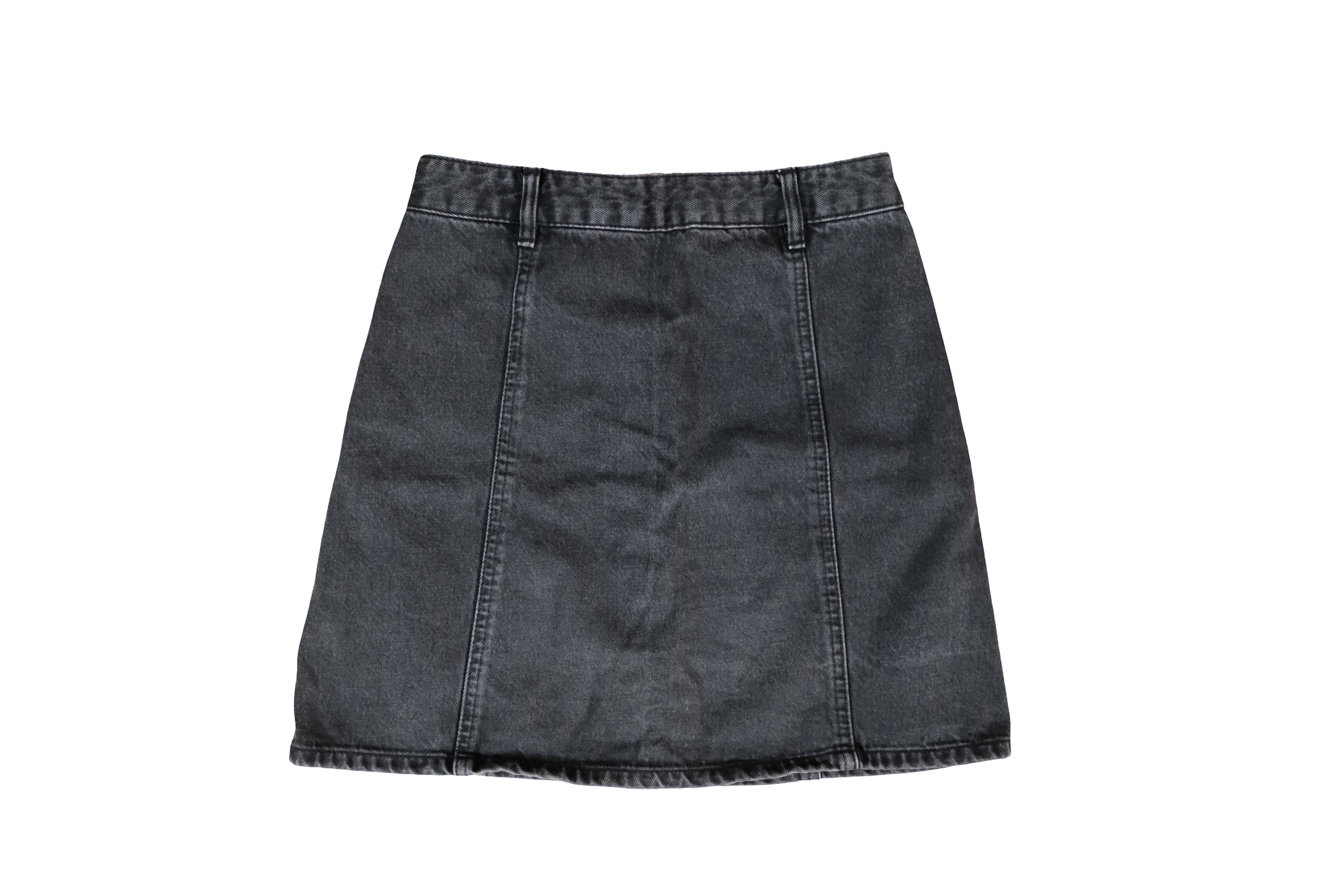 Falda Negro Denim