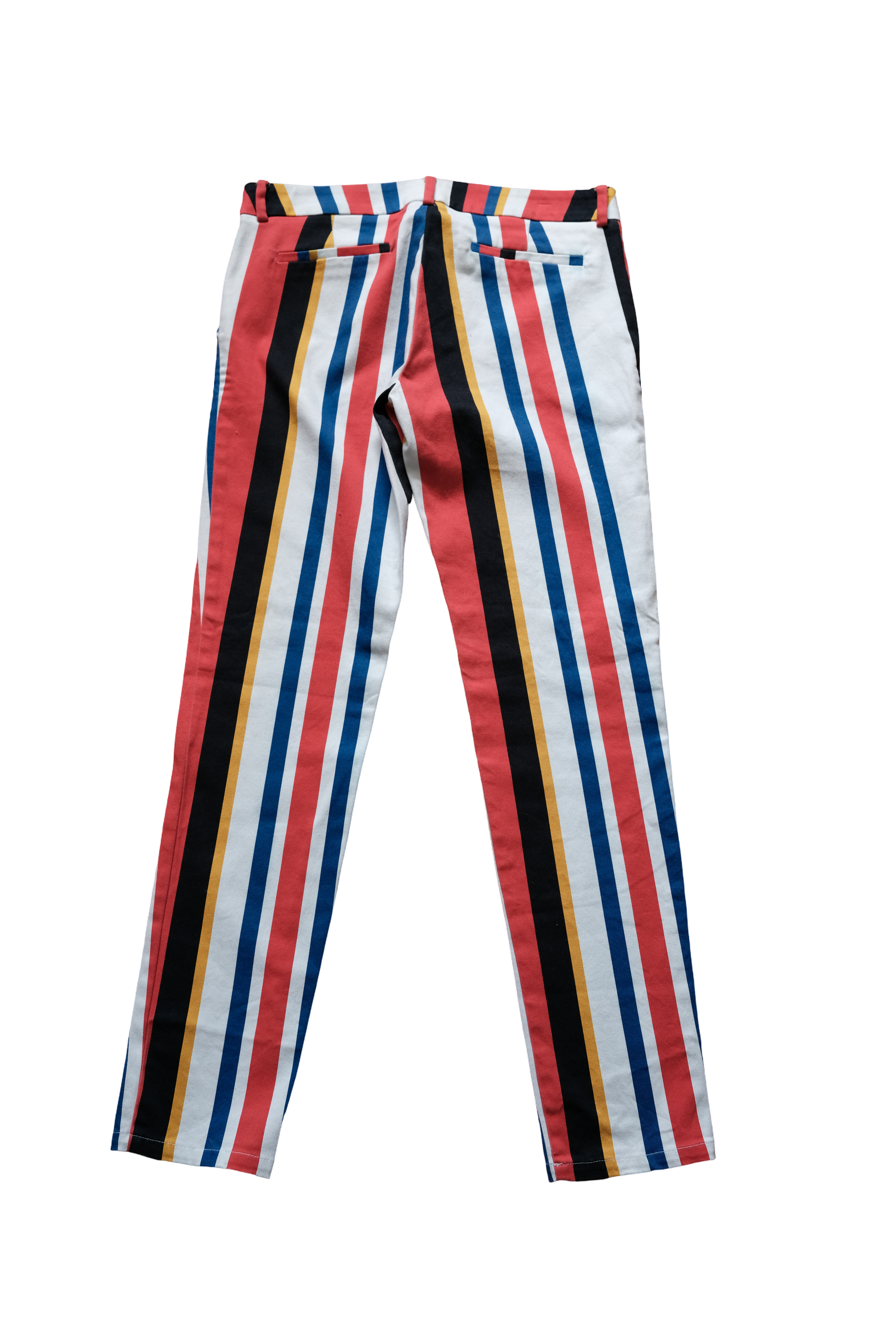 Pantalón Tiro Medio Rayas Multicolor