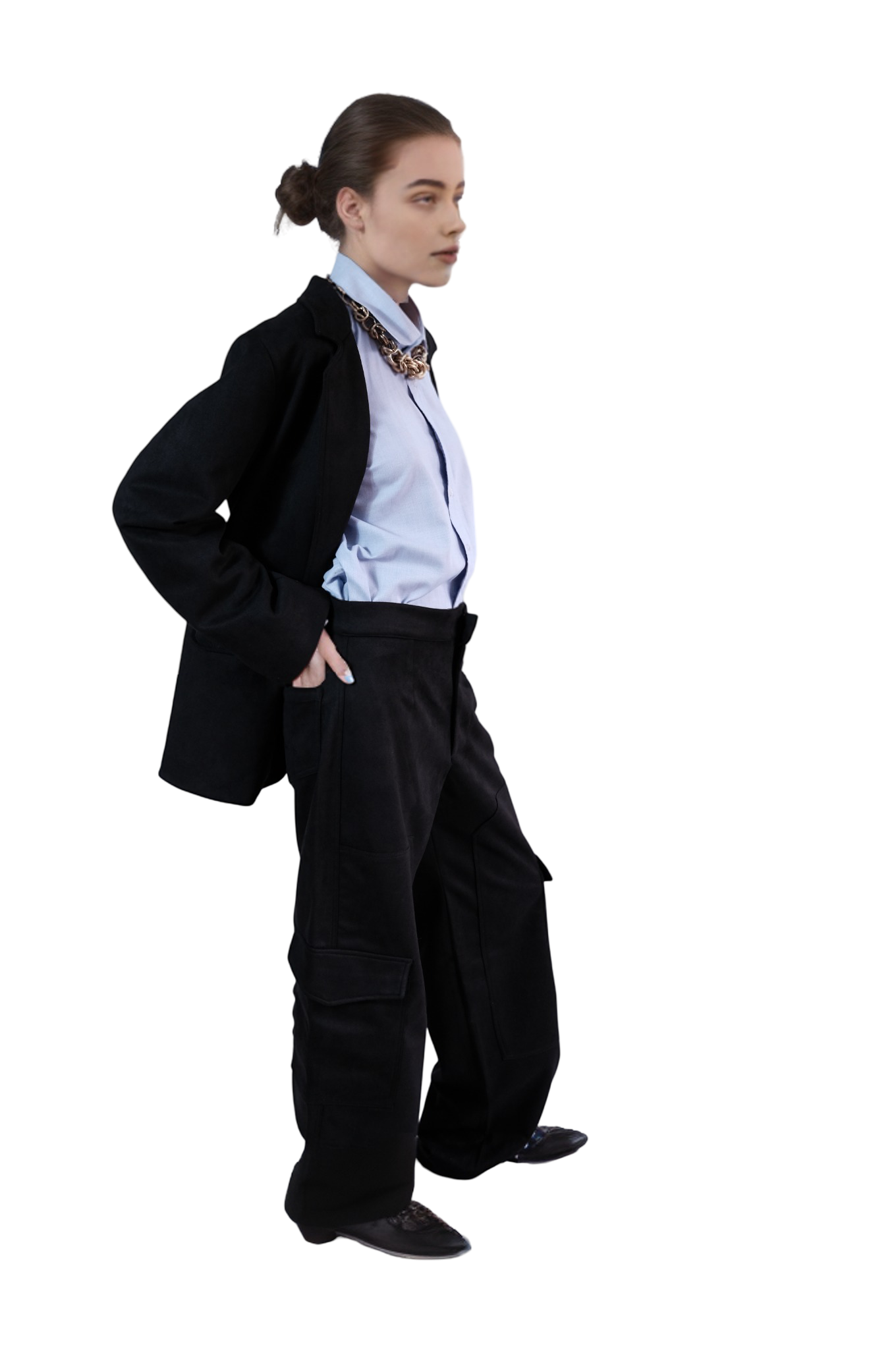 Blazer Aarde Negro