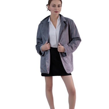 Blazer Aarde Gris