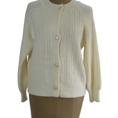 Cárdigan Blanco Liviano Talla Unica
