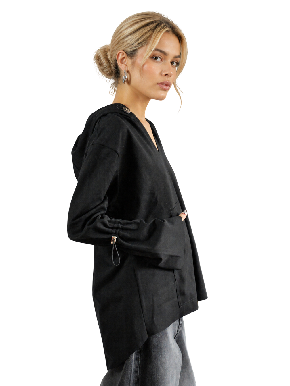 HOODIE ISABELLA NEGRO TALLA S