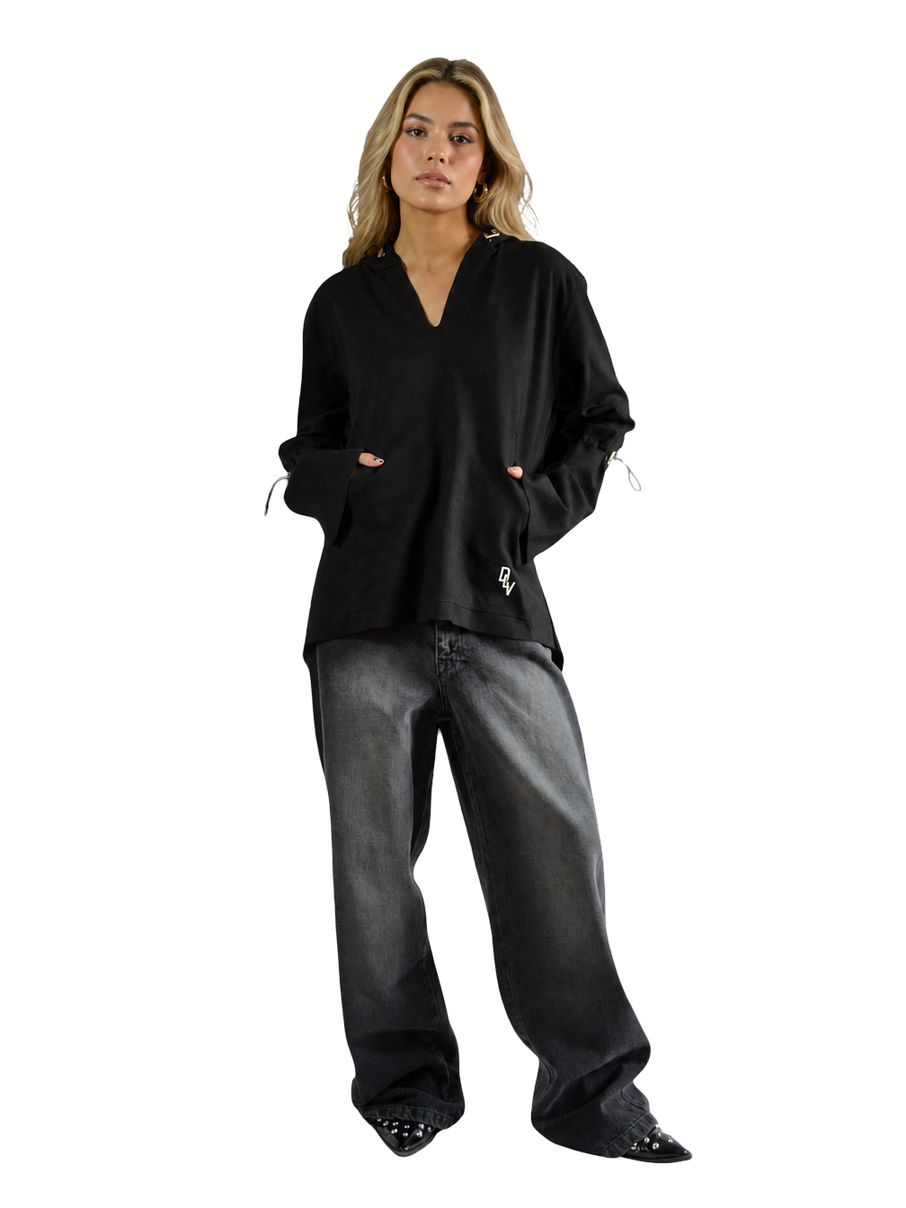 HOODIE ISABELLA NEGRO TALLA S