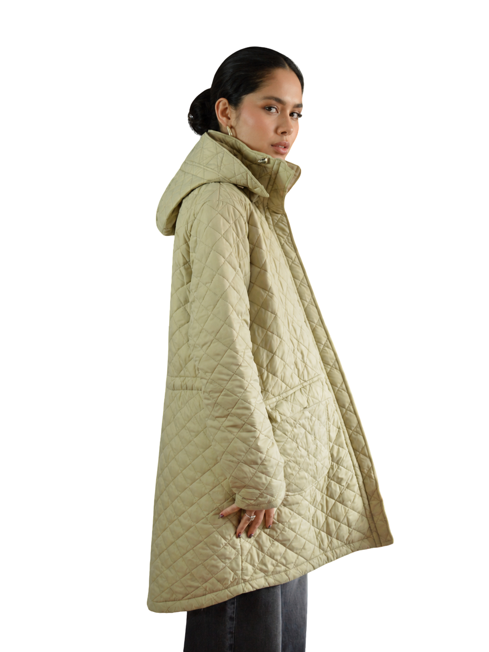 Chaqueta Acolchada Amatista Camel