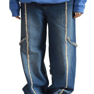 JEAN AZUL RAYAS DESHILACHADAS TALLA 10