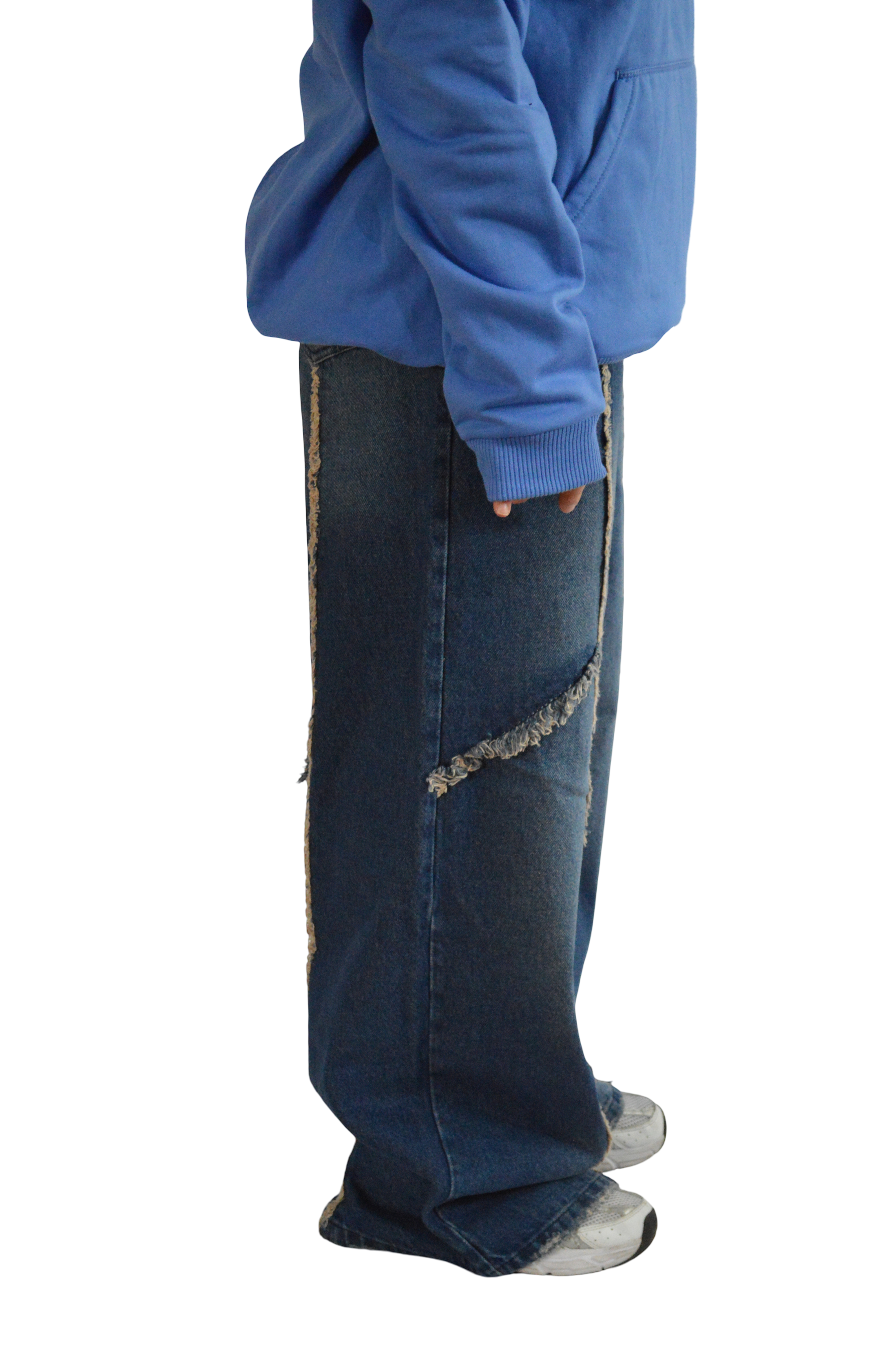JEAN AZUL RAYAS DESHILACHADAS TALLA 10