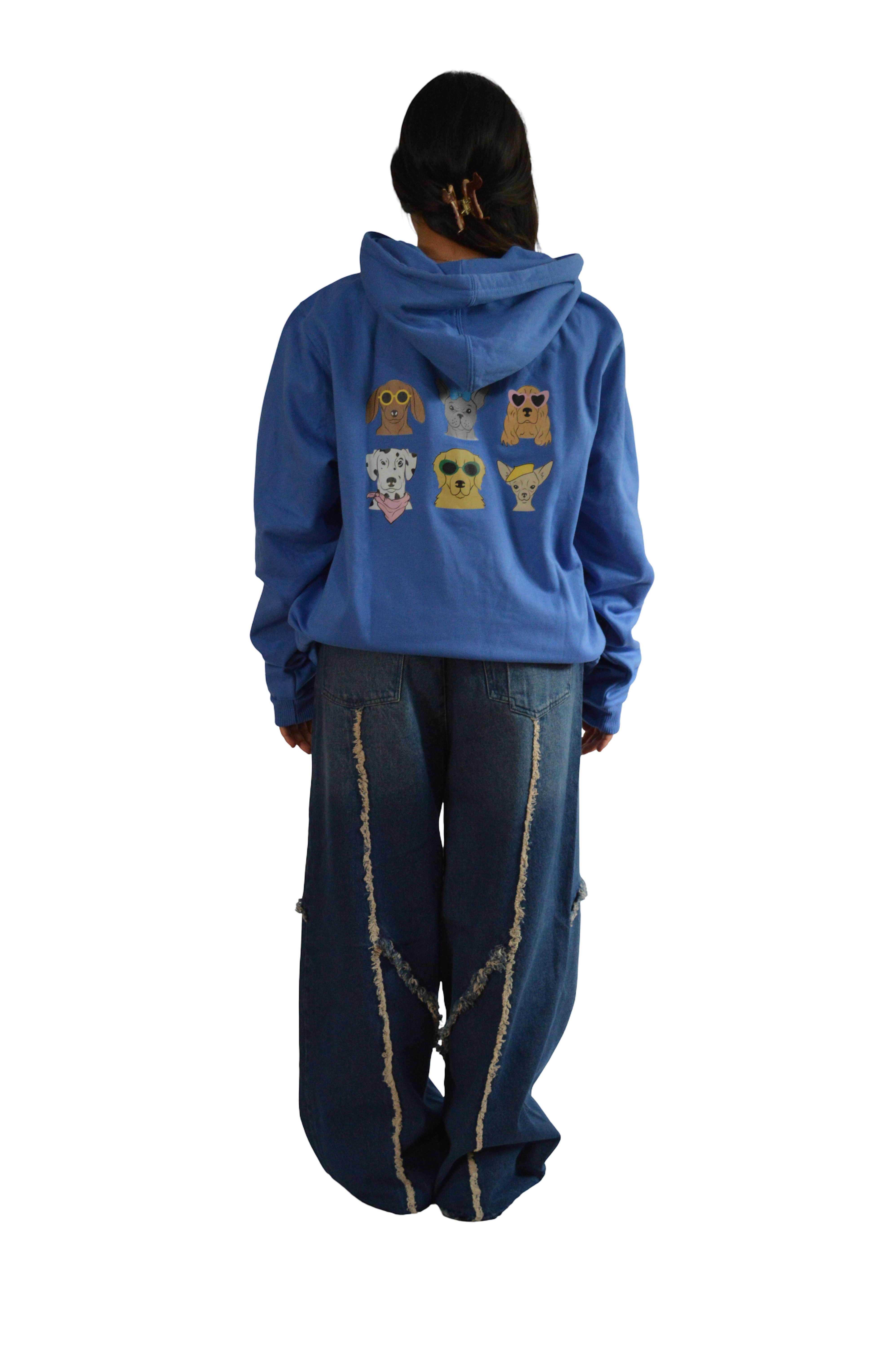JEAN AZUL RAYAS DESHILACHADAS TALLA 10