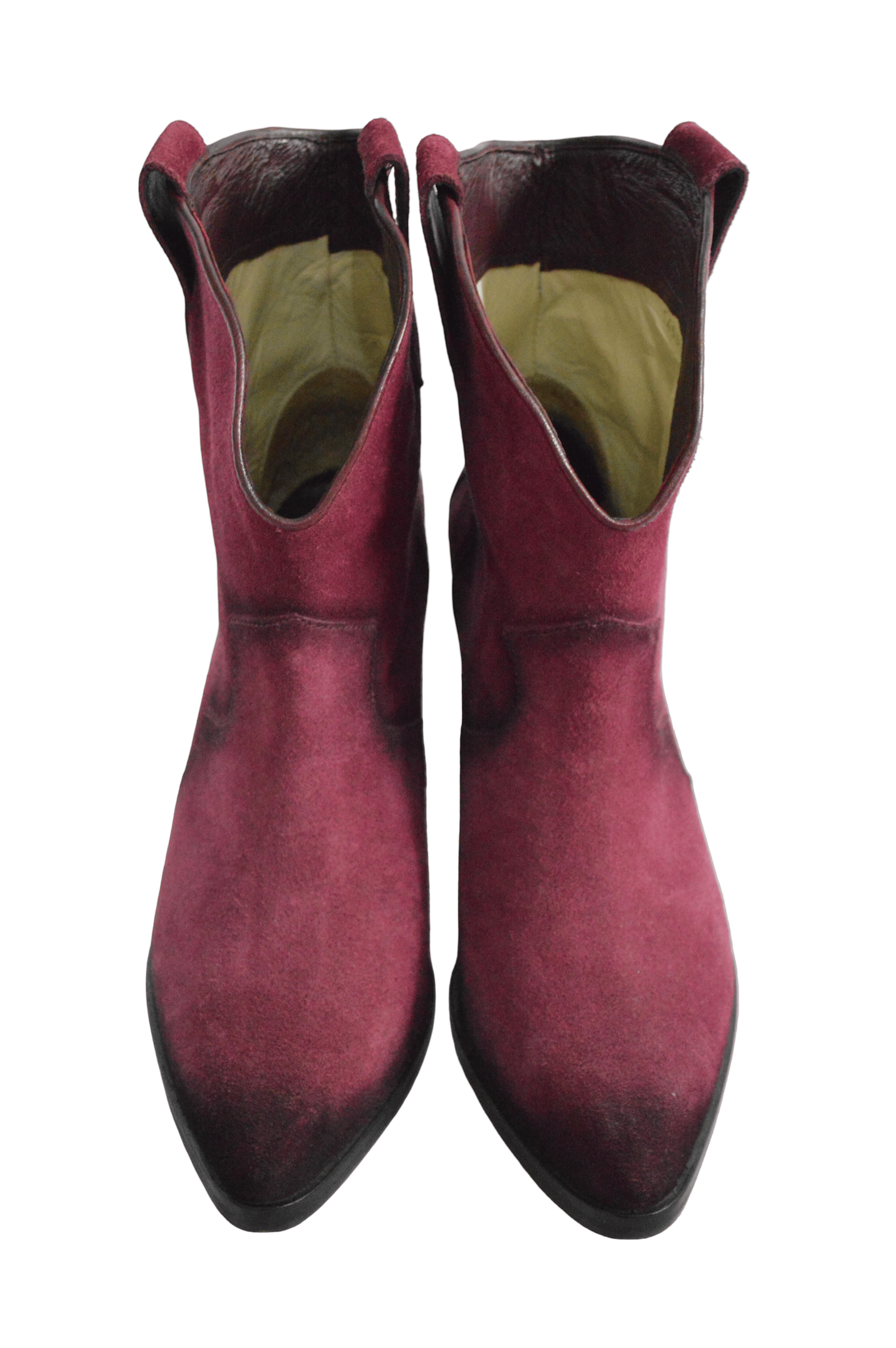 Botas Caña Corta Vinotinto Talla 38