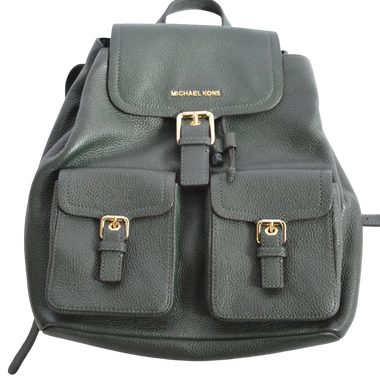 Mochila De Cuero Verde Oliva Michael Kors