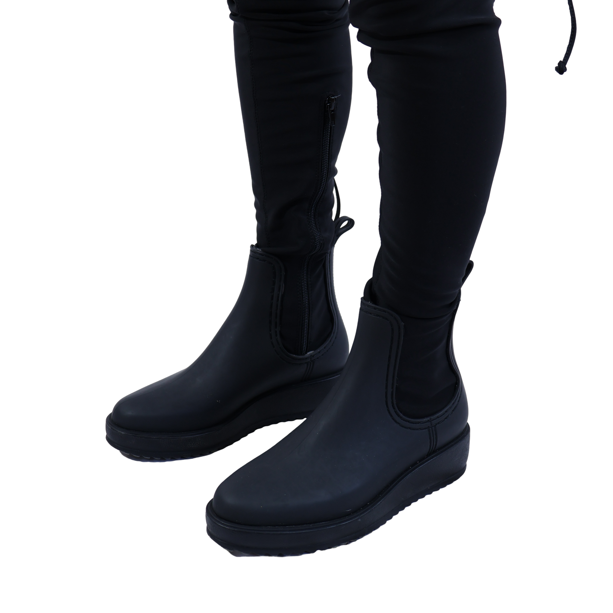 Botas Caña Alta Negro Talla 9