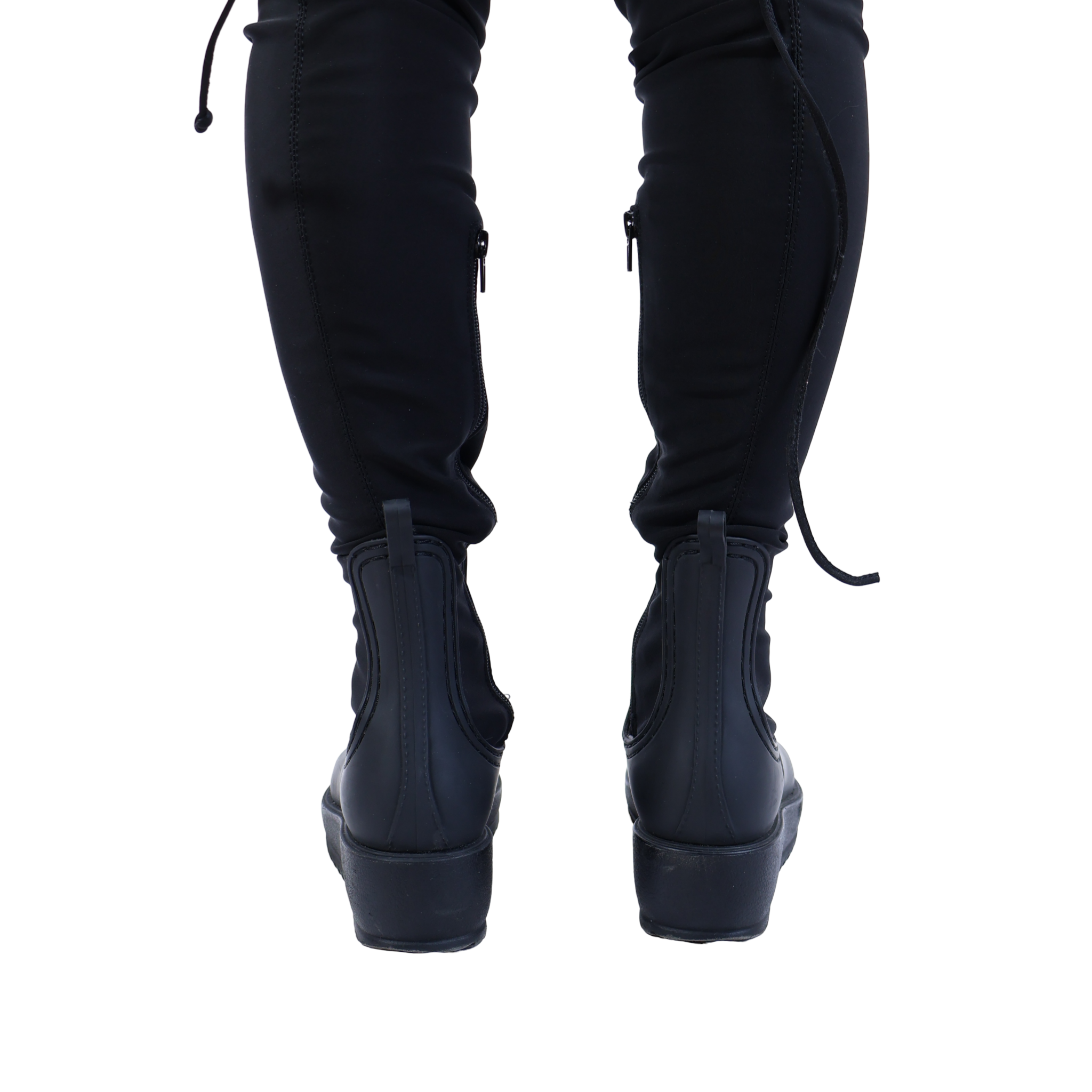 Botas Caña Alta Negro Talla 9