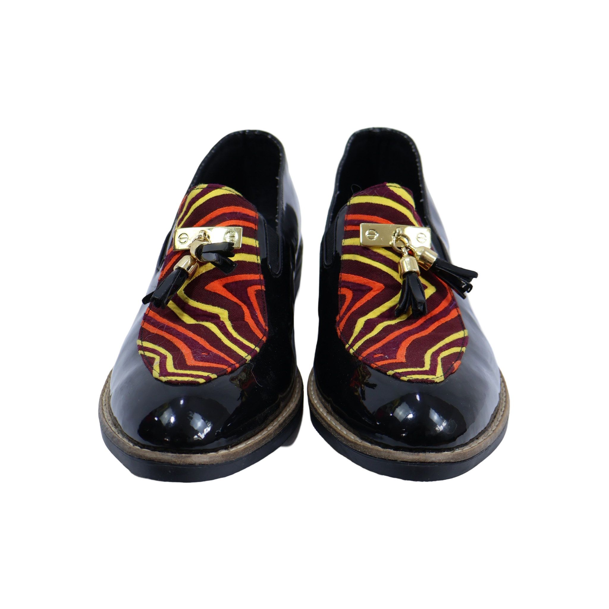 Mocasines Charol Negro Talla 40