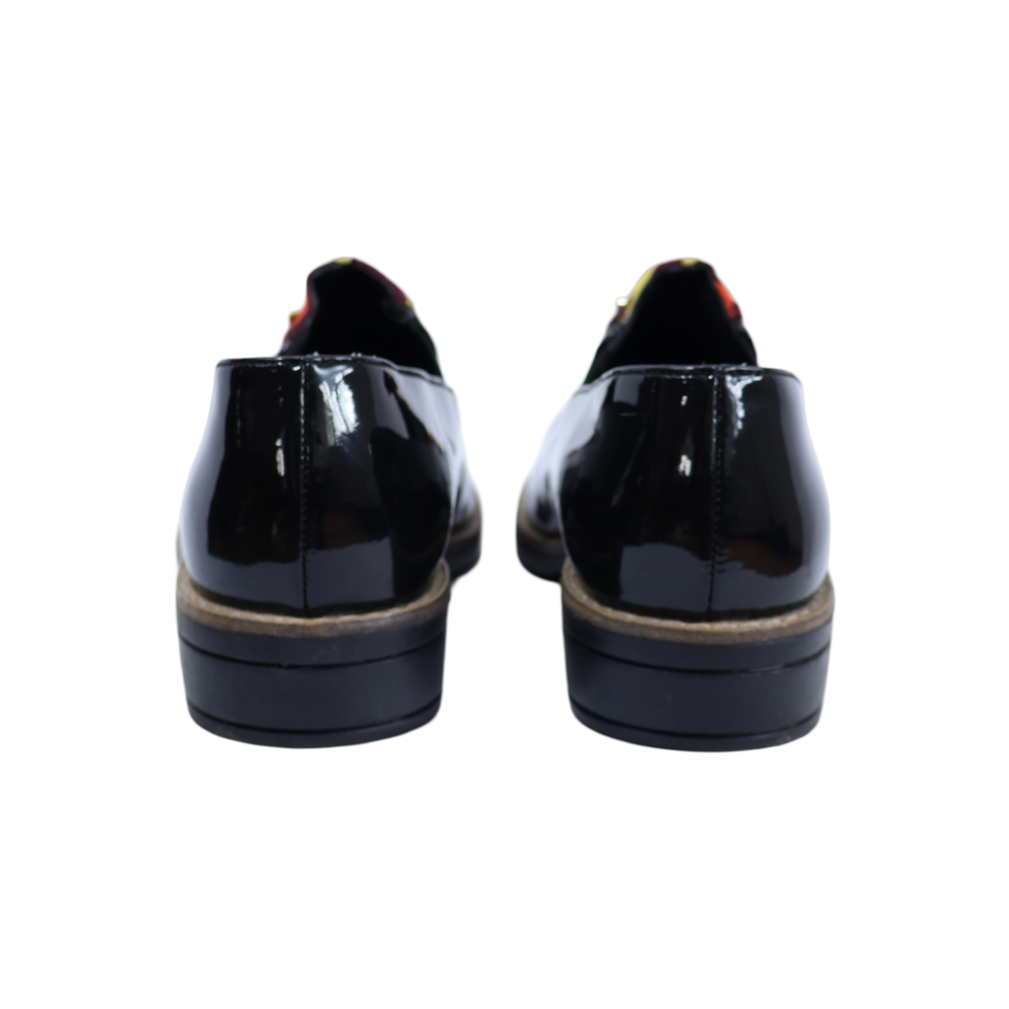 Mocasines Charol Negro Talla 40