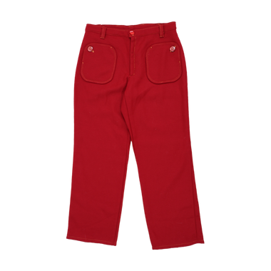 Pantalón Lana Rojo Talla 12