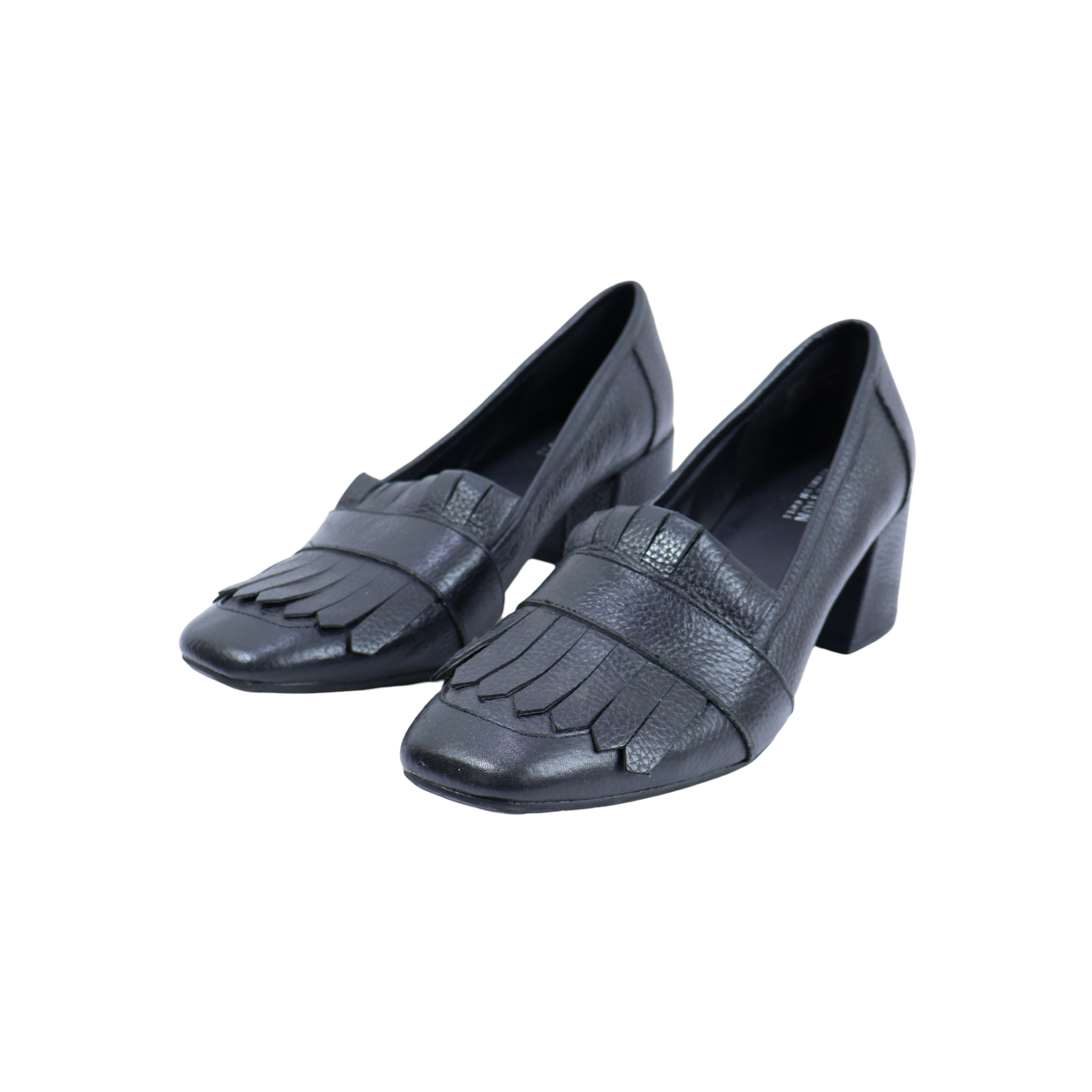 Tacones Mocasín Negro