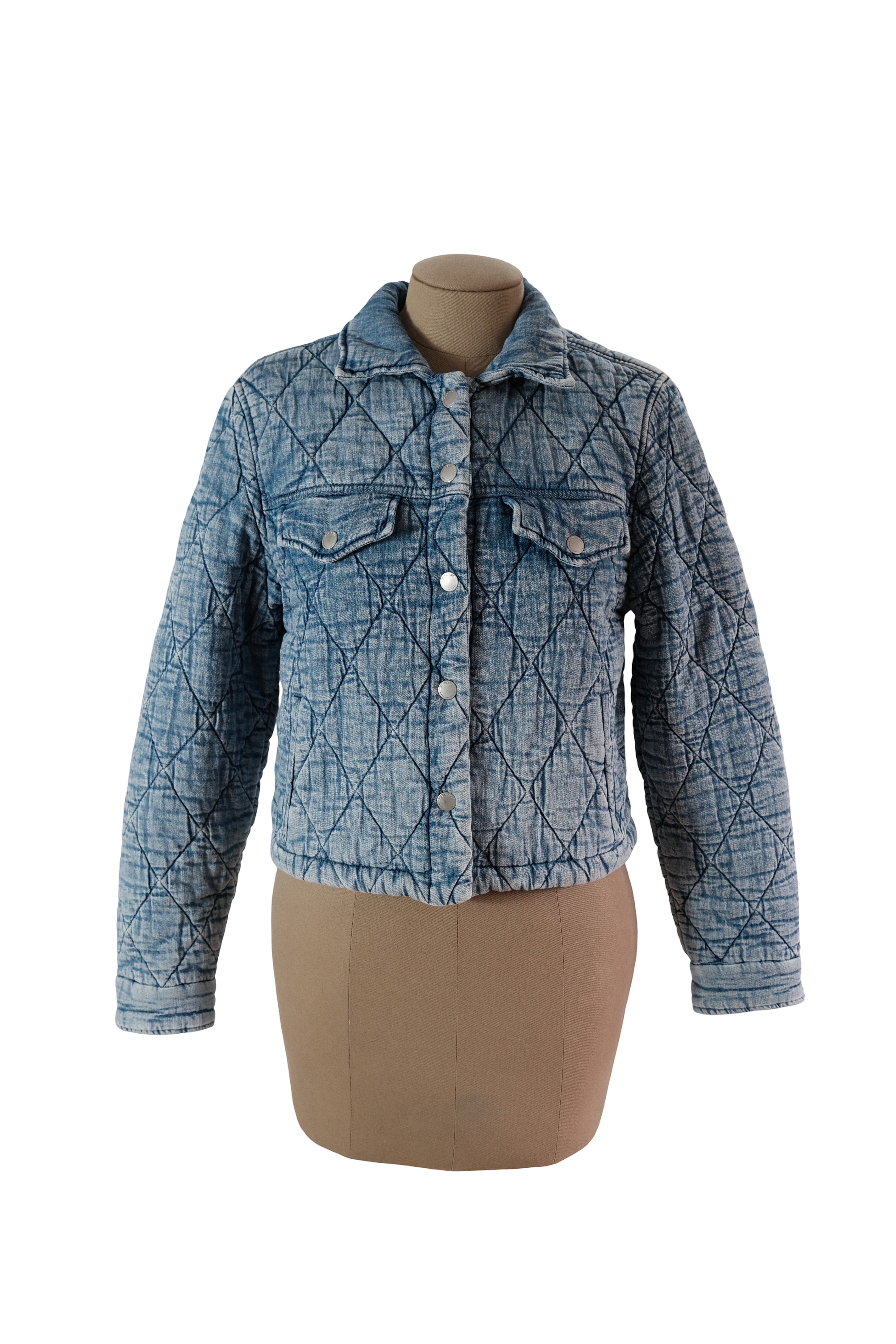 CHAQUETA JEAN AZUL ACOLCHADA TALLA XS