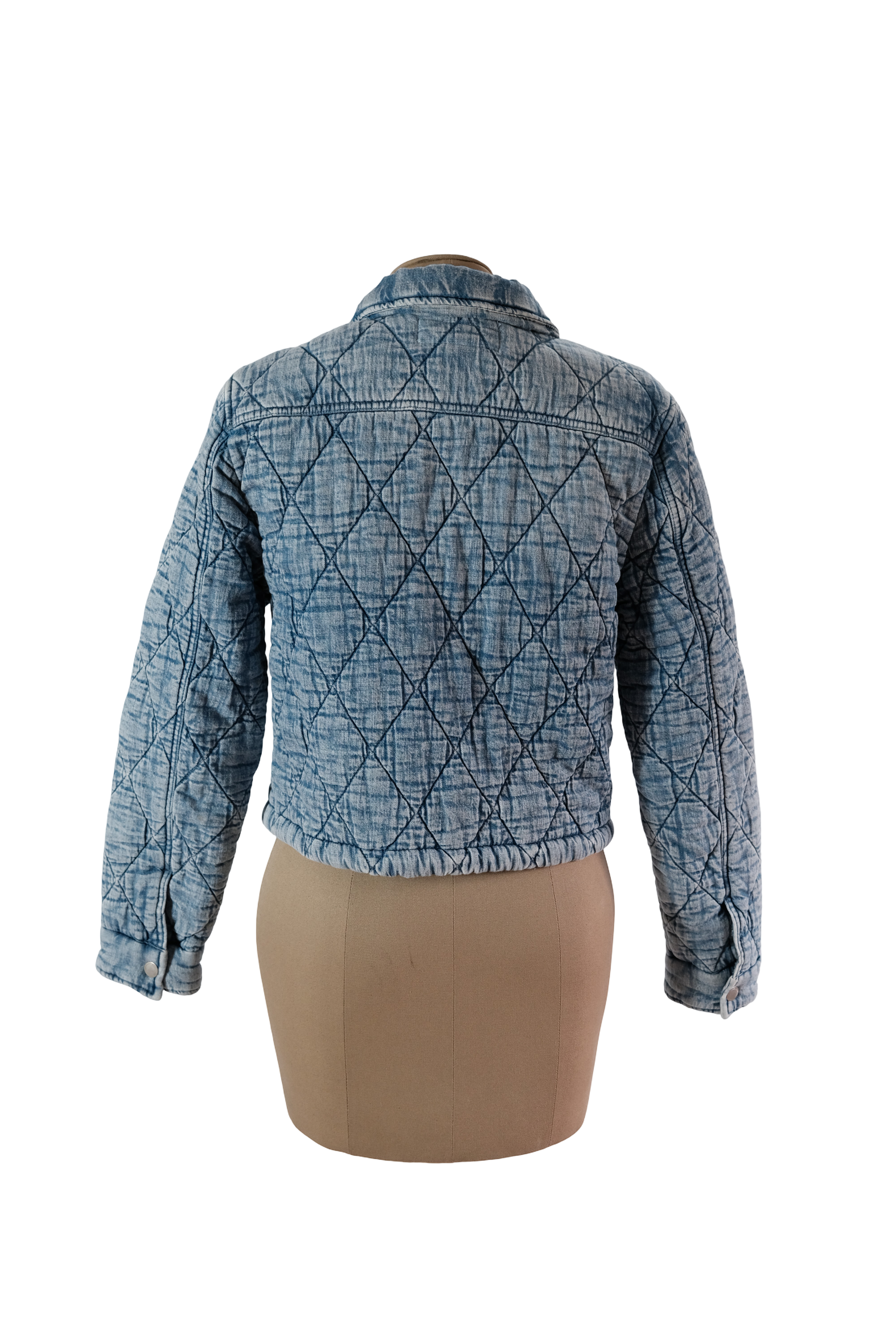 CHAQUETA JEAN AZUL ACOLCHADA TALLA XS