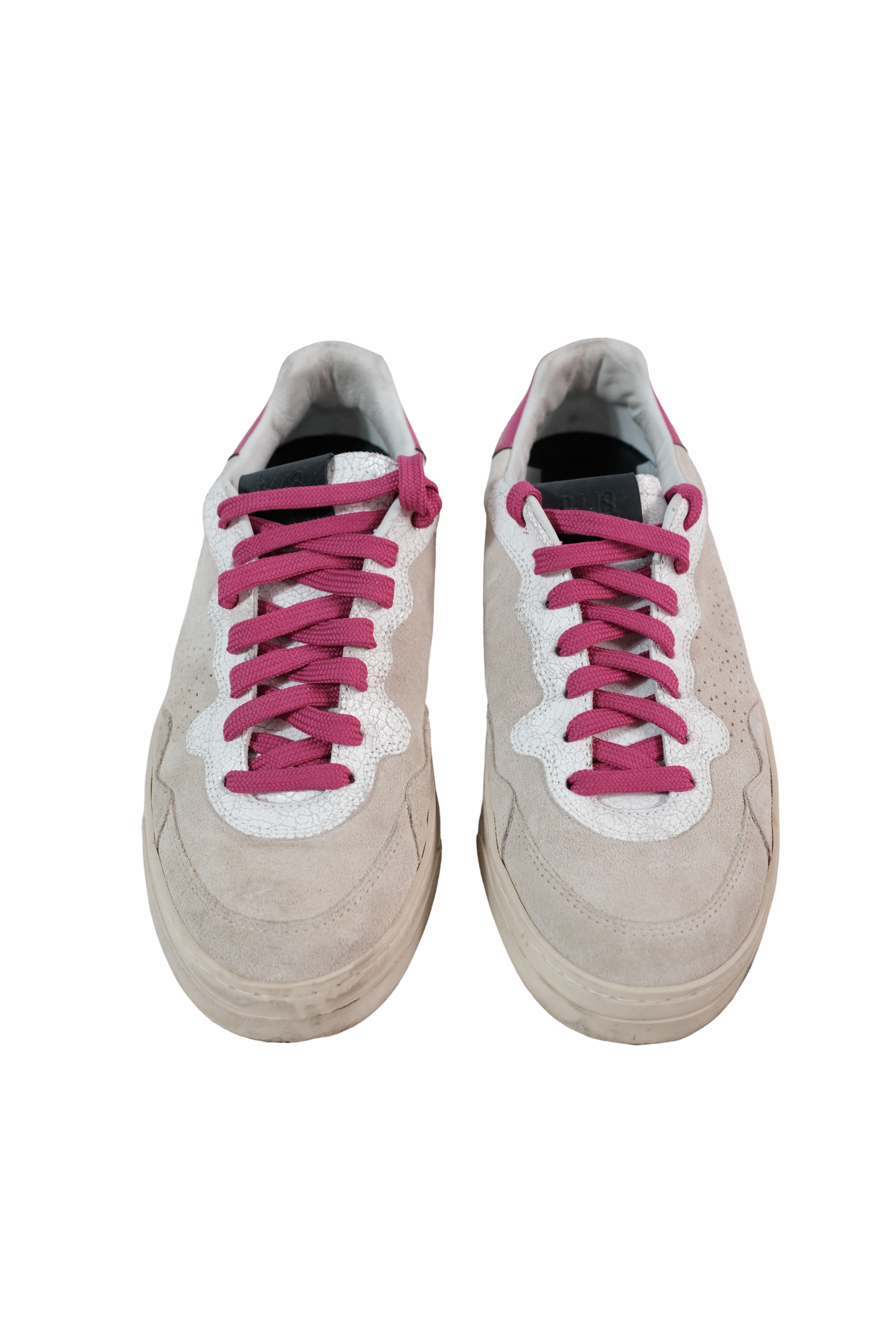 TENIS BEIGE/ROSADO GAMUZA P448 TALLA 38