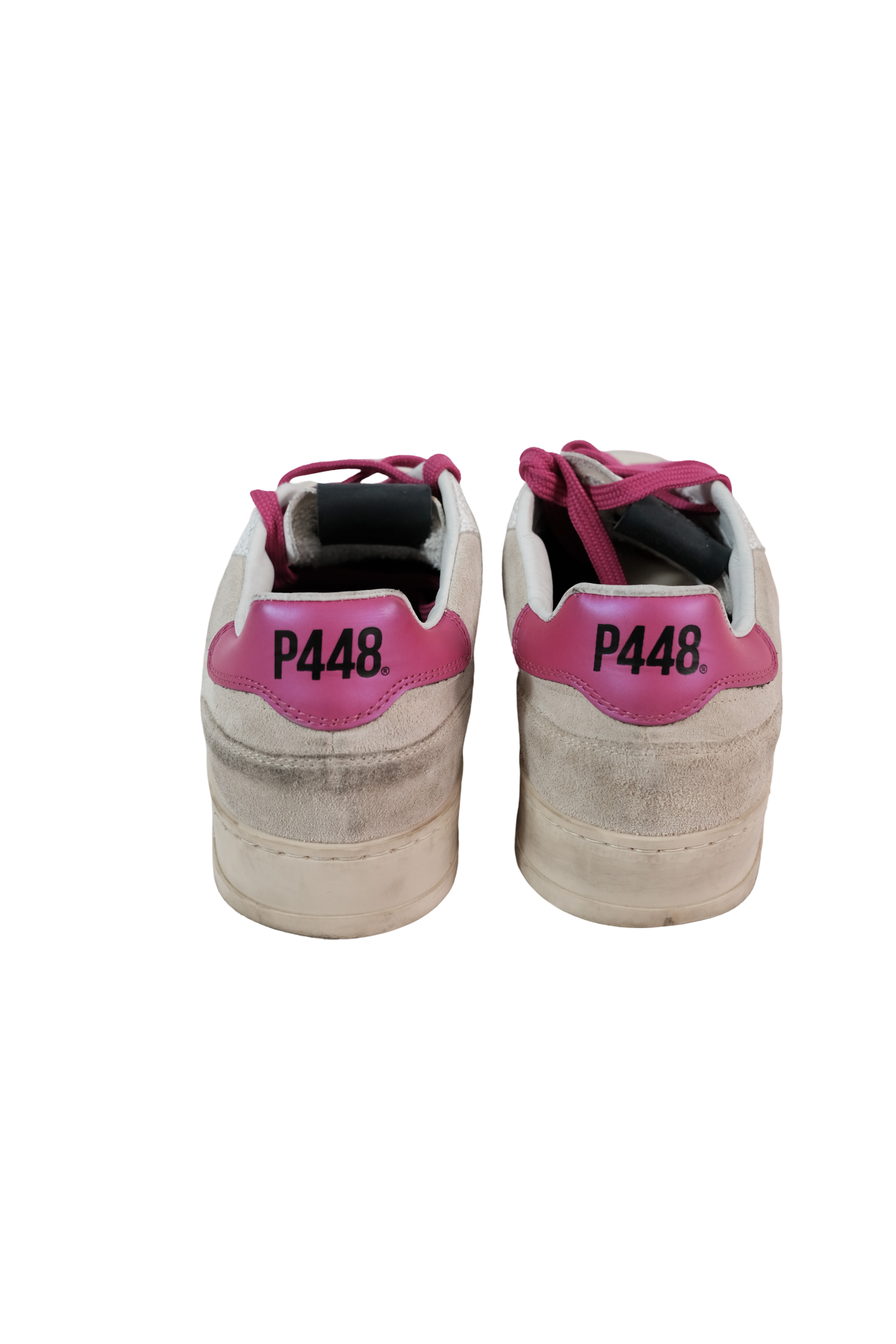 TENIS BEIGE/ROSADO GAMUZA P448 TALLA 38