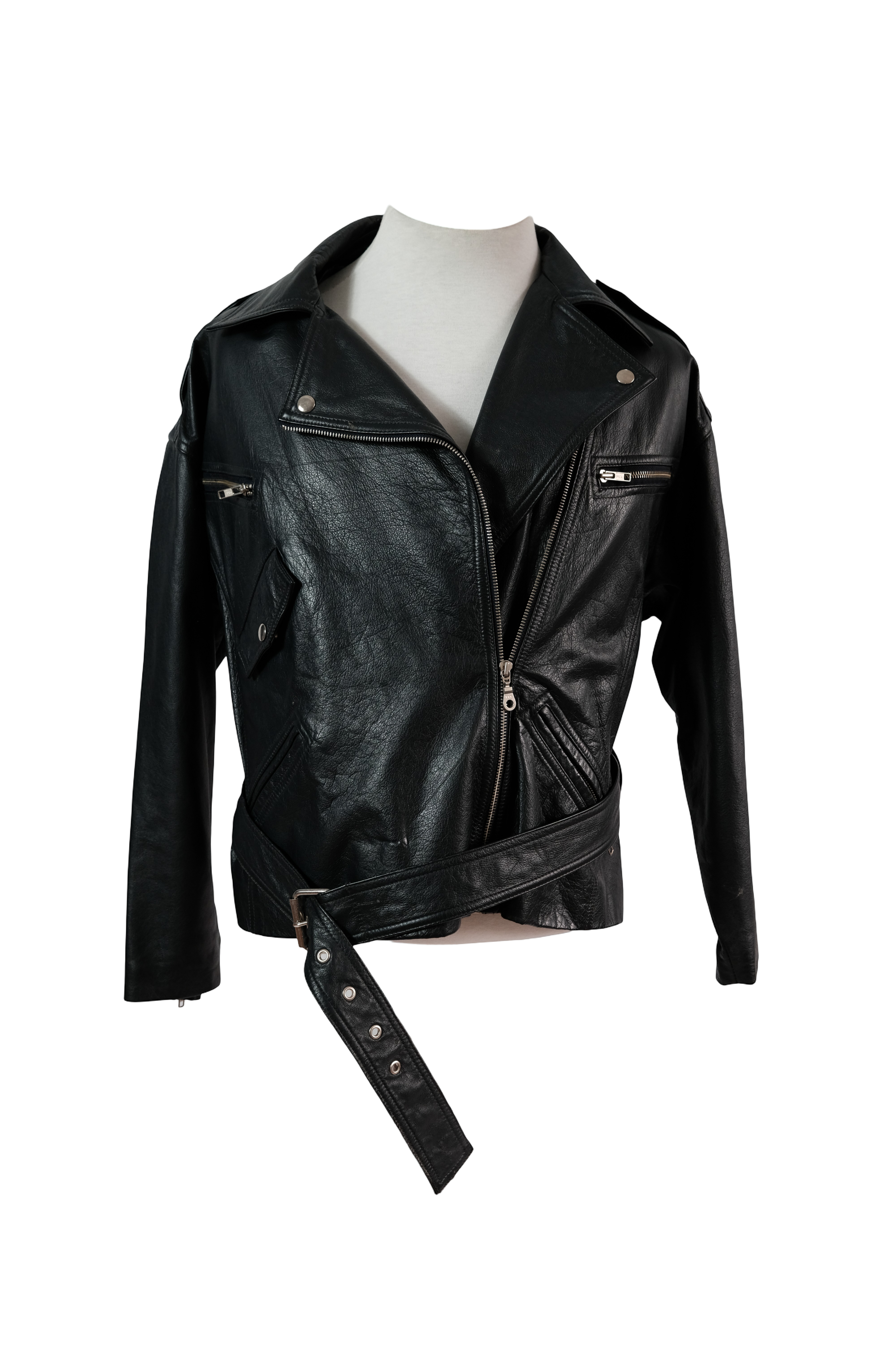 CHAQUETA AZUL OSCURO CUERO LIZSPORT TALLA M