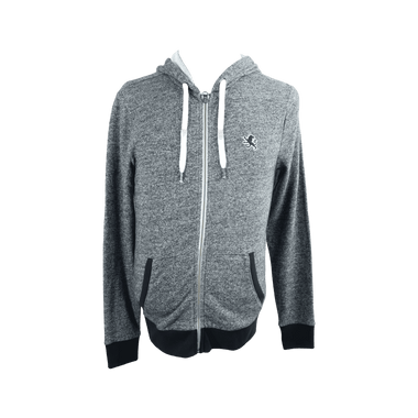 Hoodie Gris Jaspeado Talla S