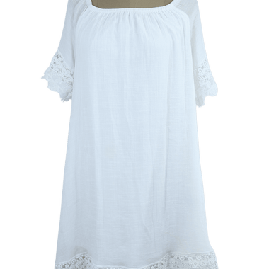Vestido Blanco Talla L