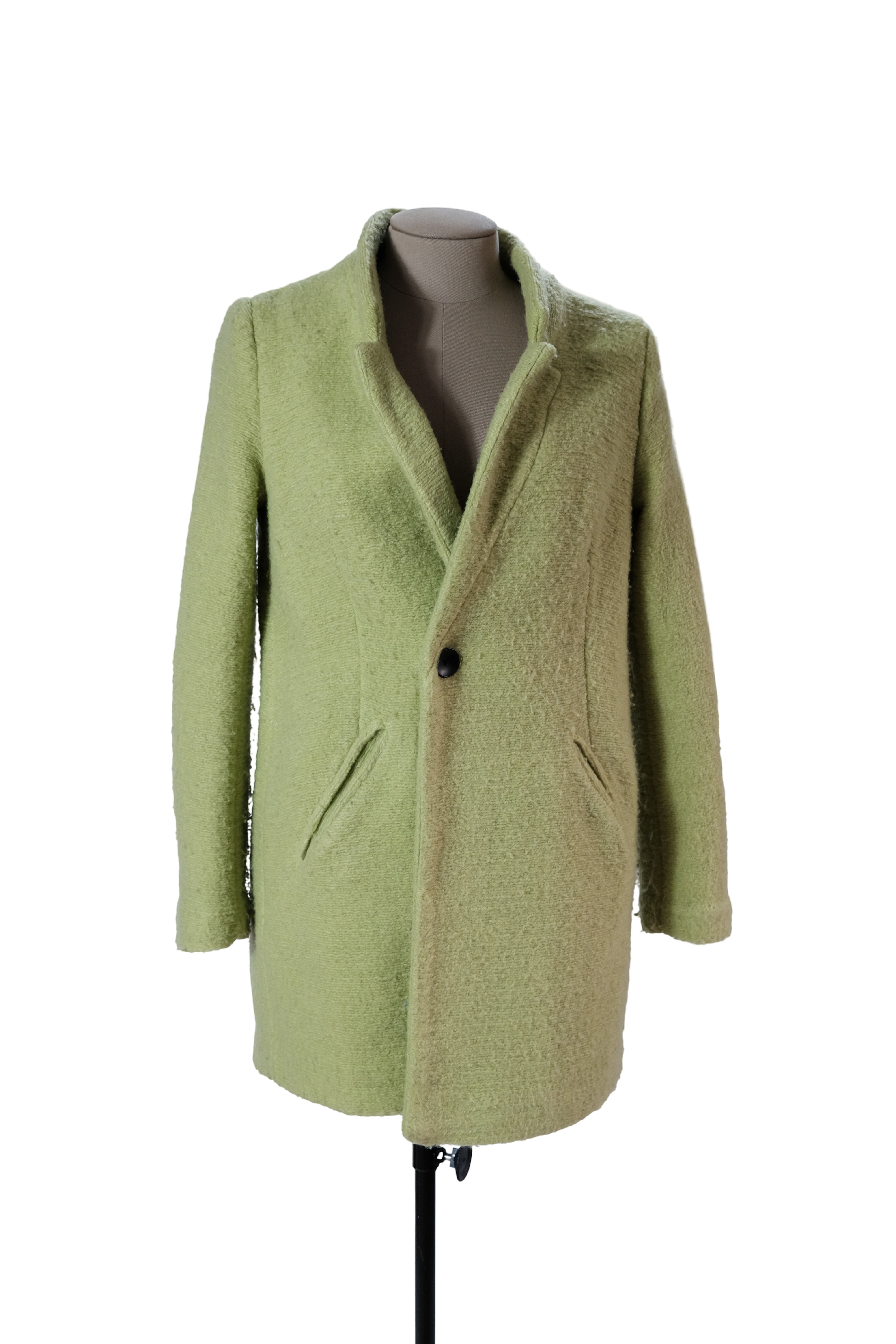 ABRIGO VERDE MENTA STRADIVARIUS TALLA M