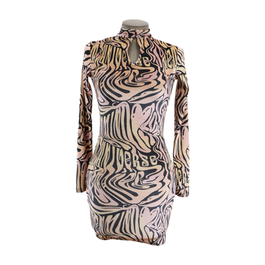 Vestido Animal Print Talla XS